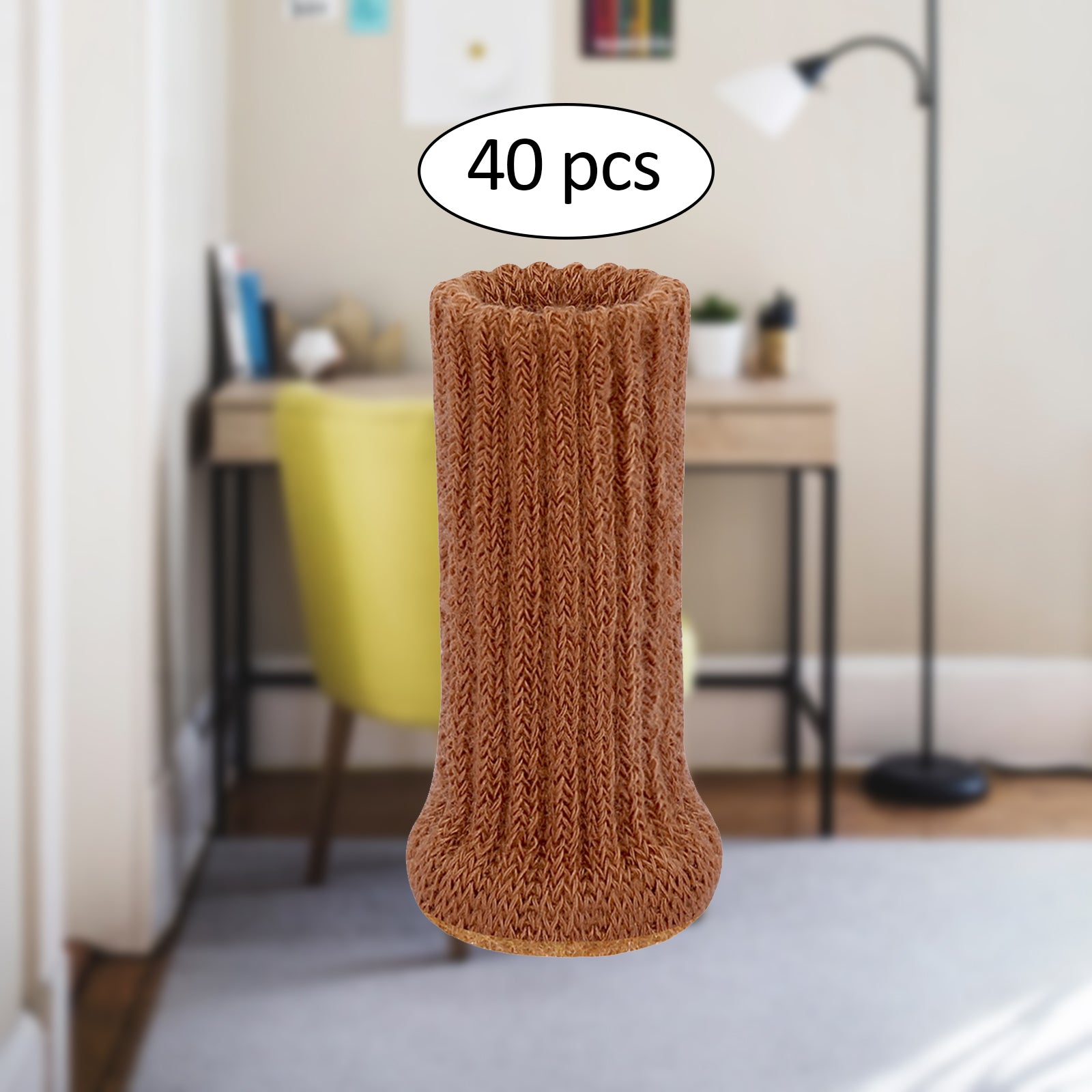 Chair Leg Floor Protectors Silent High Elastic Anti-Shedding for Chair 16 Pieces