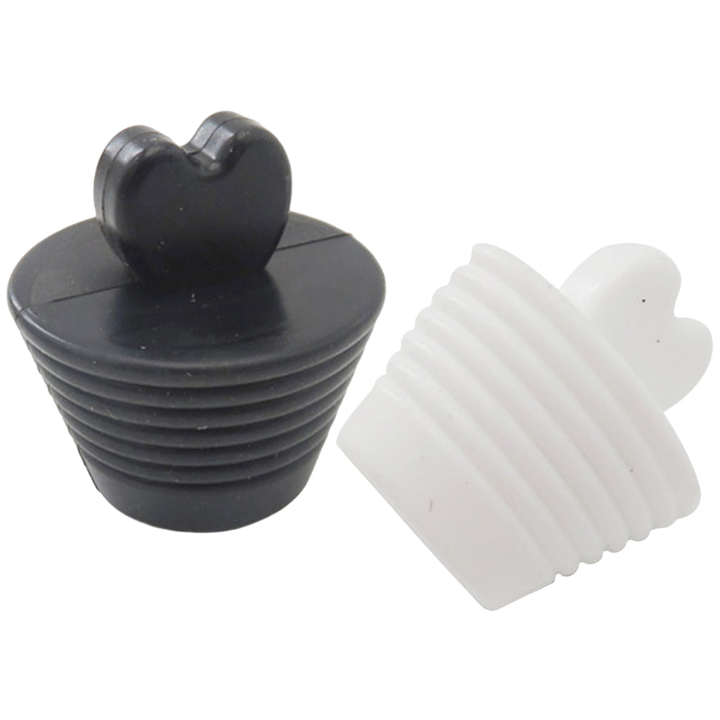 Silicone Bathtub Stopper Strainer Bathtub Plug Bath for Sink Bathroom Drains White