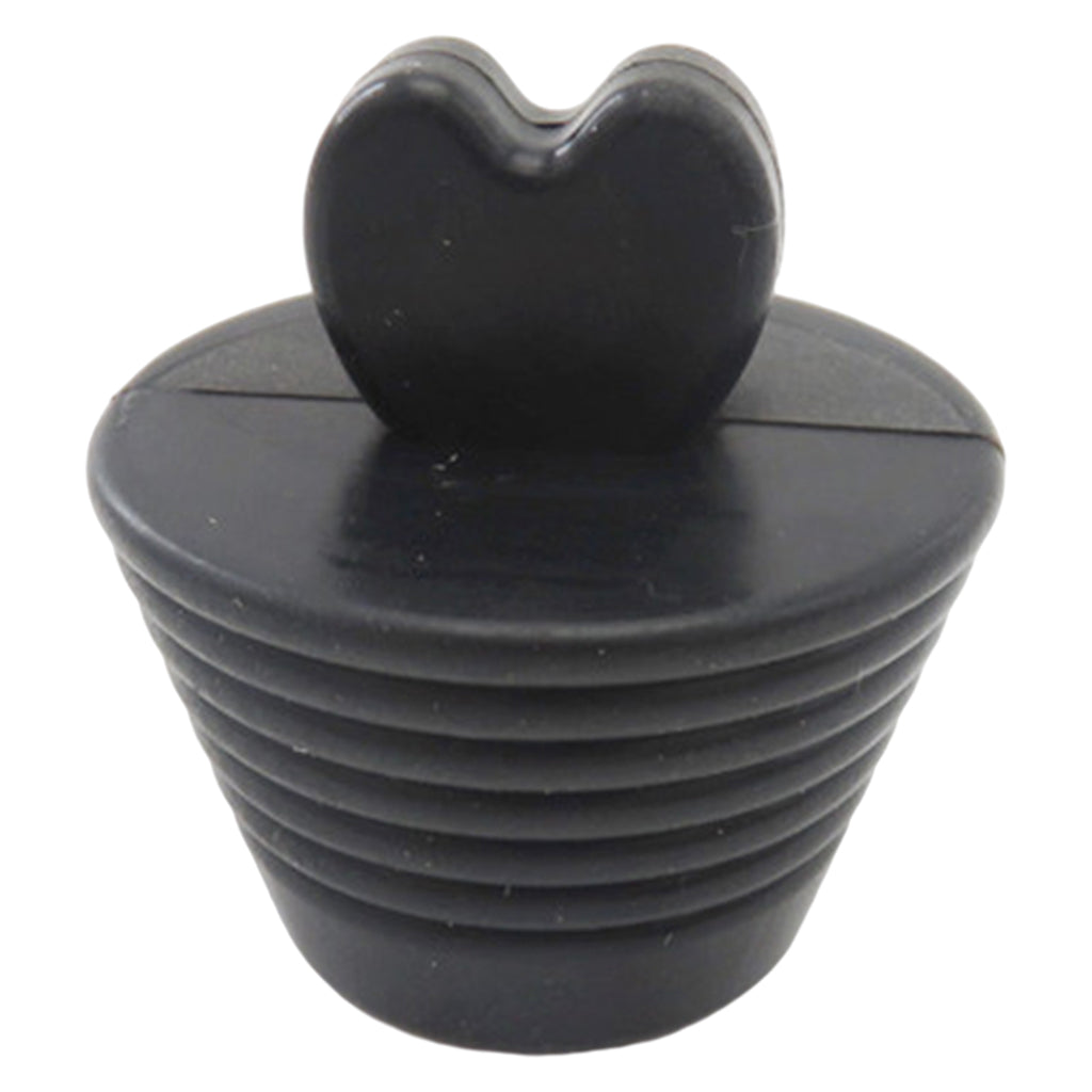 Silicone Bathtub Stopper Strainer Bathtub Plug Bath for Sink Bathroom Drains Black