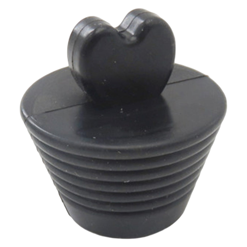 Silicone Bathtub Stopper Strainer Bathtub Plug Bath for Sink Bathroom Drains Black