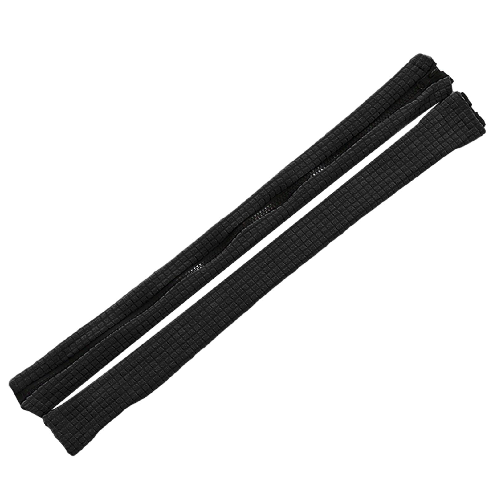 2x Armrest Covers Stretch Zipper Fashion for Computer Chair Coverarmchair black