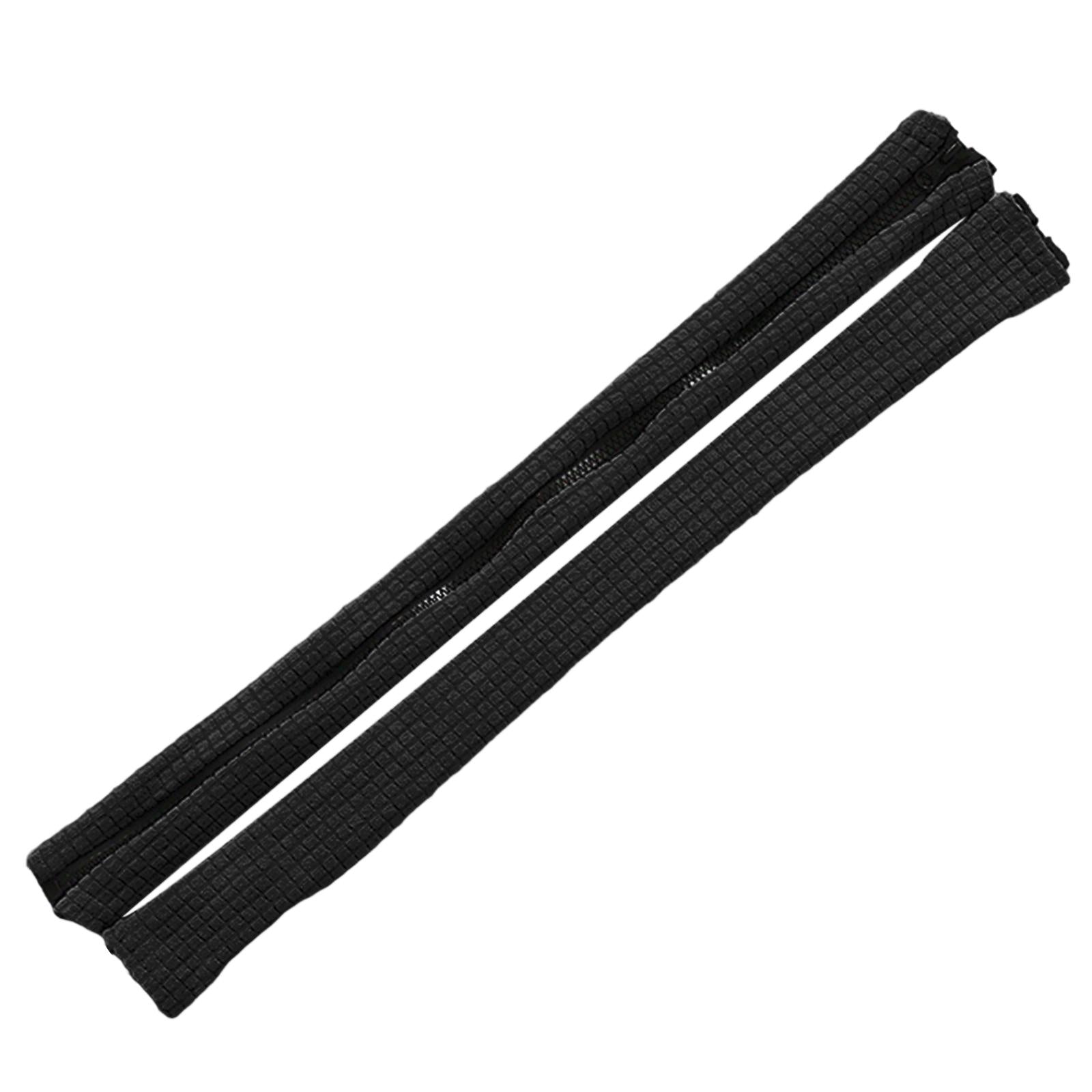 2x Armrest Covers Stretch Zipper Fashion for Computer Chair Coverarmchair black