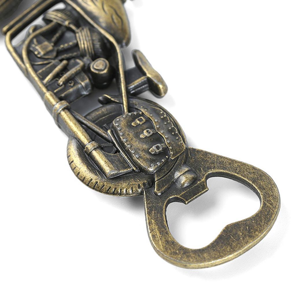 Motorcycle Bottle Opener Portable Small Effortless for Kitchen Grandpa Dad