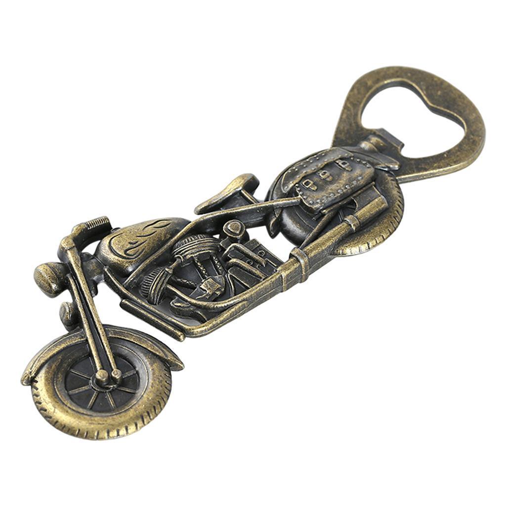 Motorcycle Bottle Opener Portable Small Effortless for Kitchen Grandpa Dad