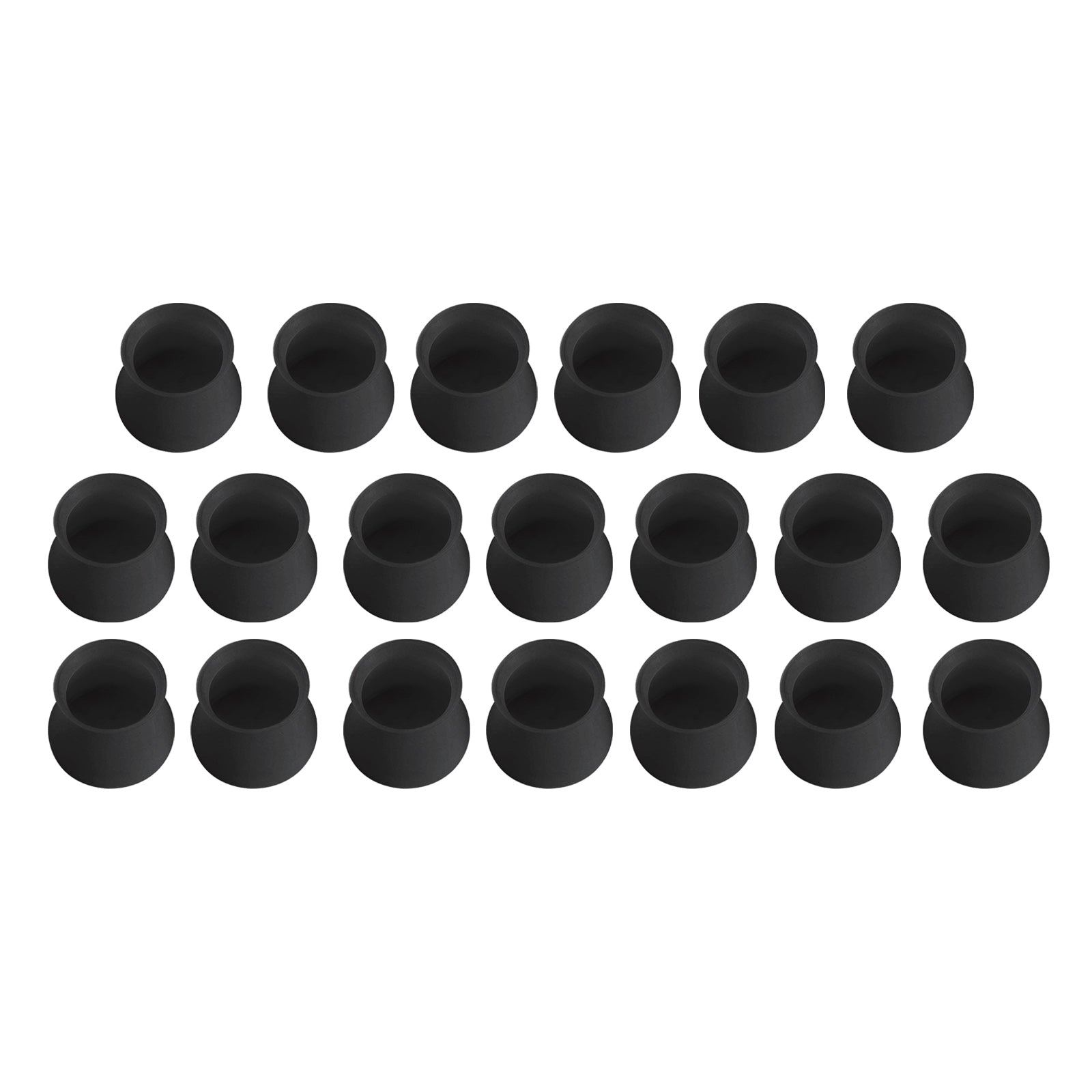 20Pack Silicone Slider Chair Leg Protector Hardwood Floors, Fits All Shape B Small Round