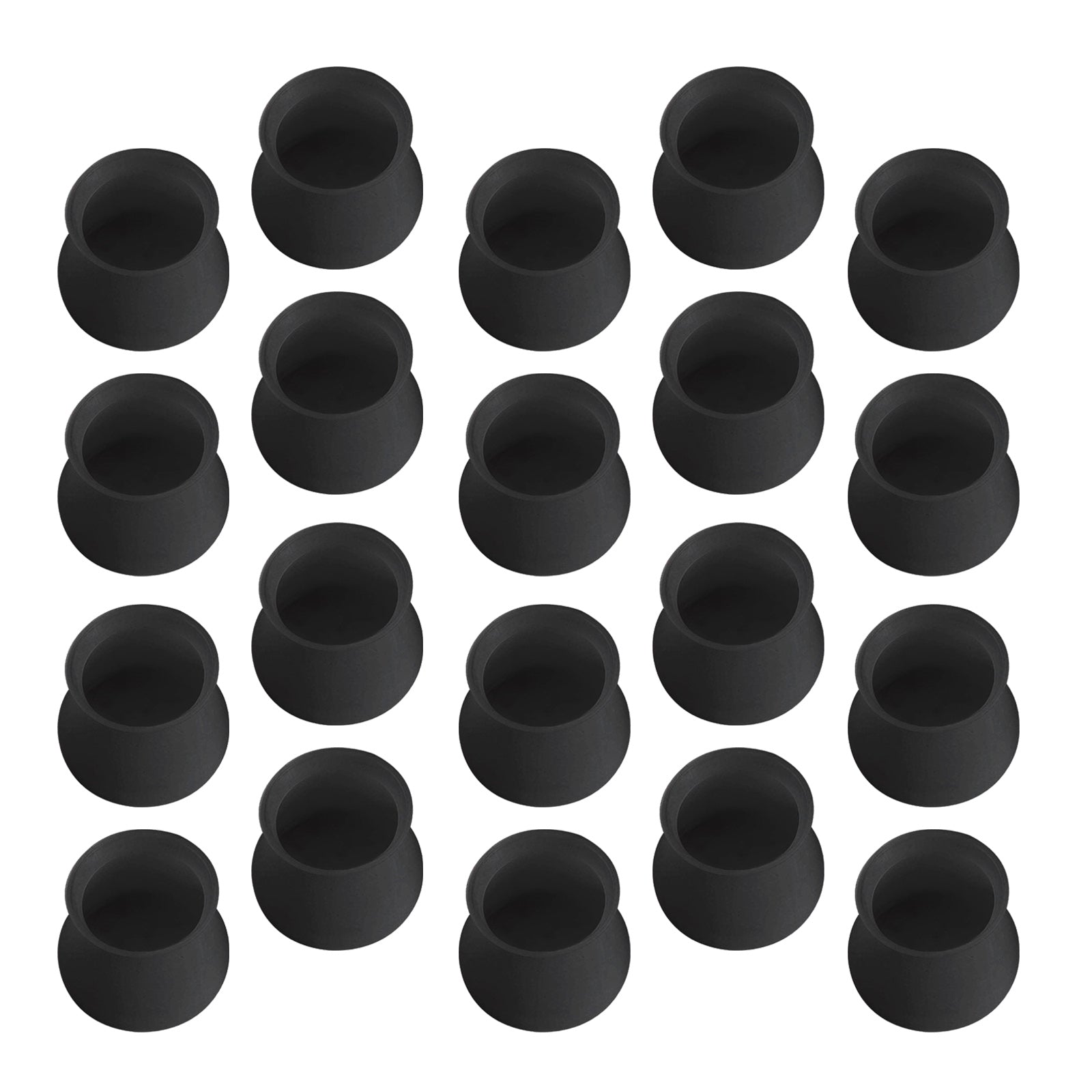 20Pack Silicone Slider Chair Leg Protector Hardwood Floors, Fits All Shape B Small Round