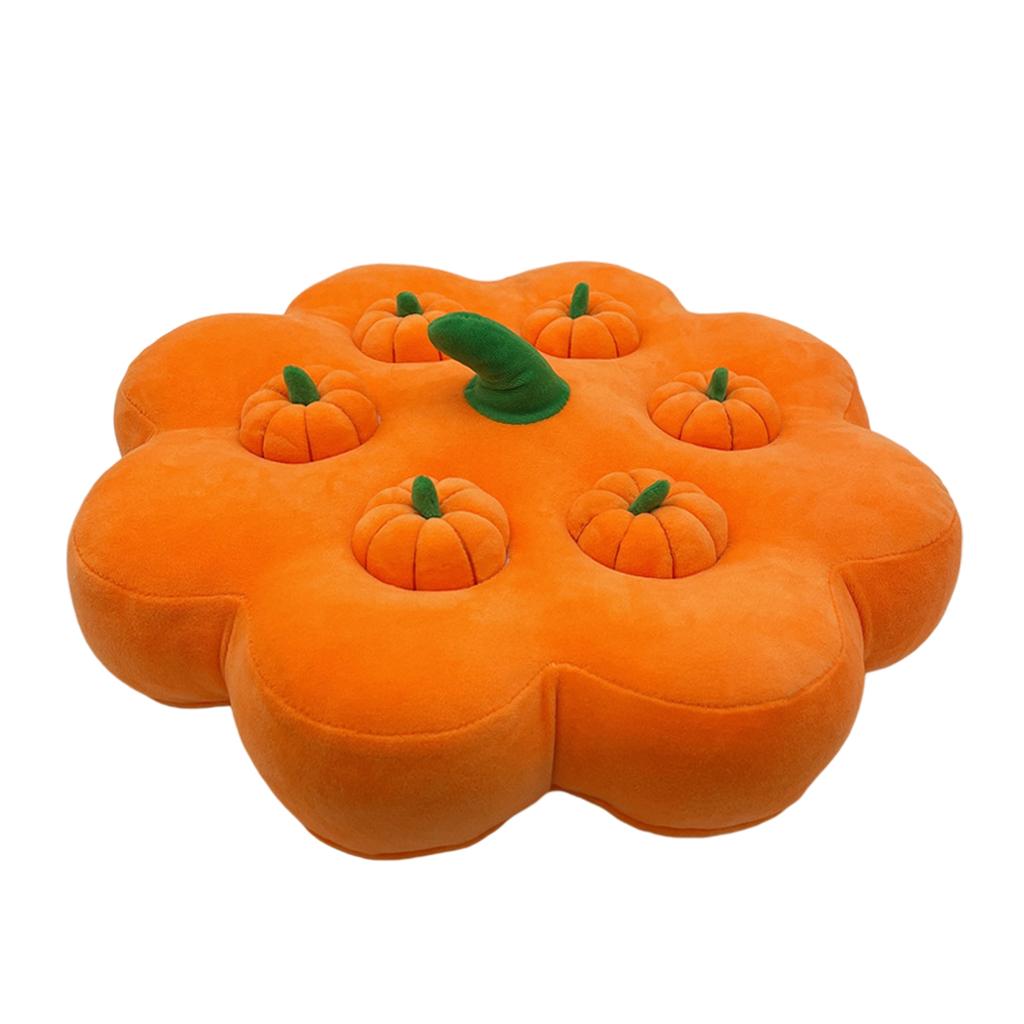Creative Dog Vegetable Plush Toy Pull The Fruit Stuffed Toy for Dogs Cats Pumpkin