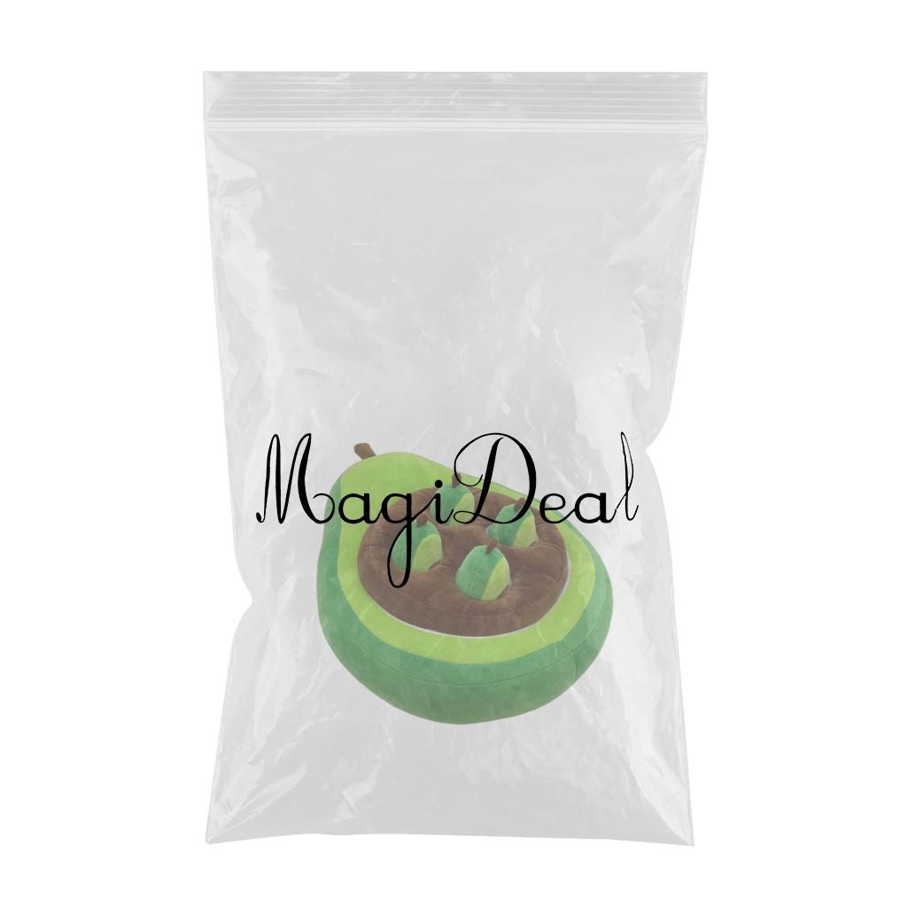 Creative Dog Vegetable Plush Toy Pull The Fruit Stuffed Toy for Dogs Cats Avocado