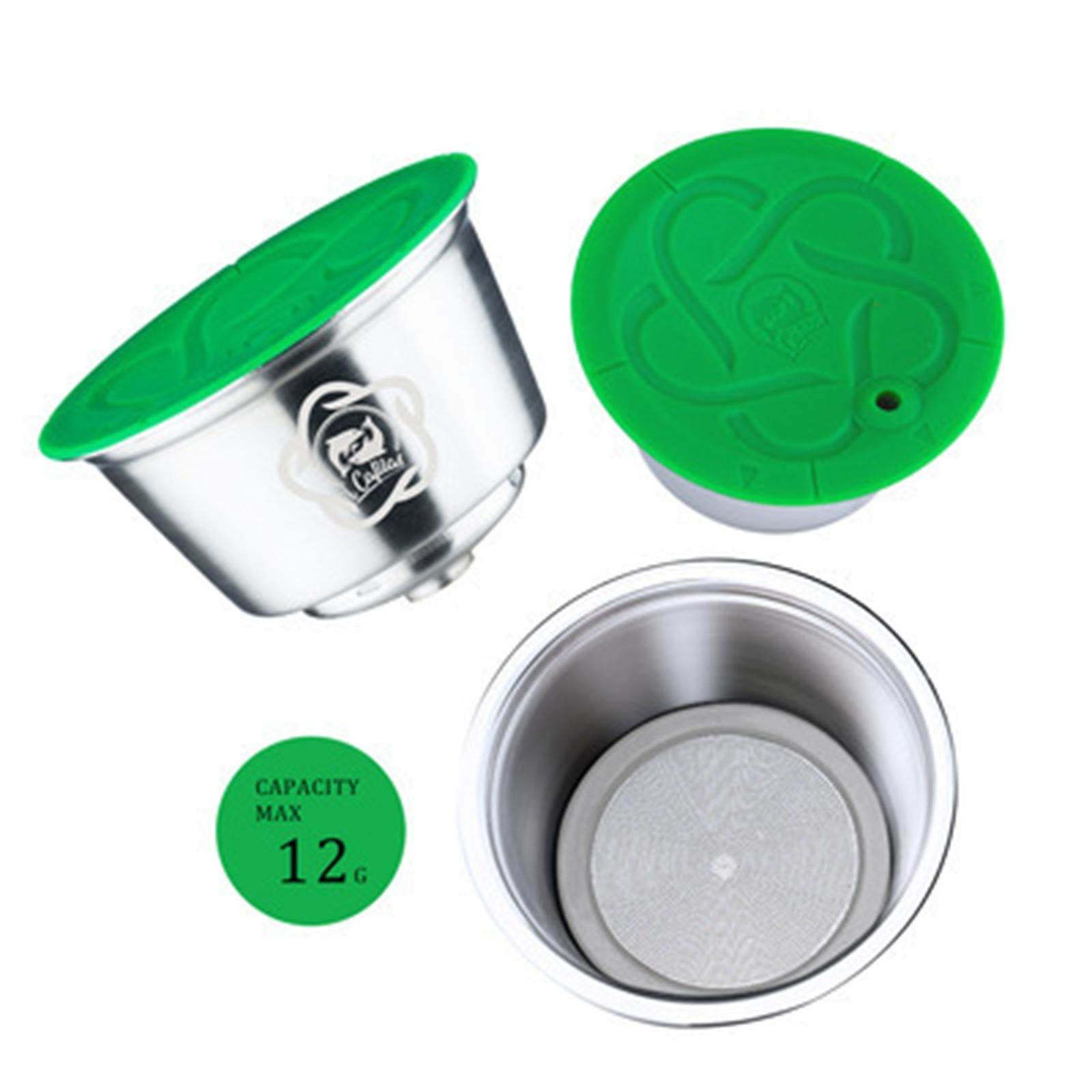 Espresso Coffee Pod Capsules Cup with Brush Spoon Set for Gusto 9776 Edg466 2 Pod Spoon Brush