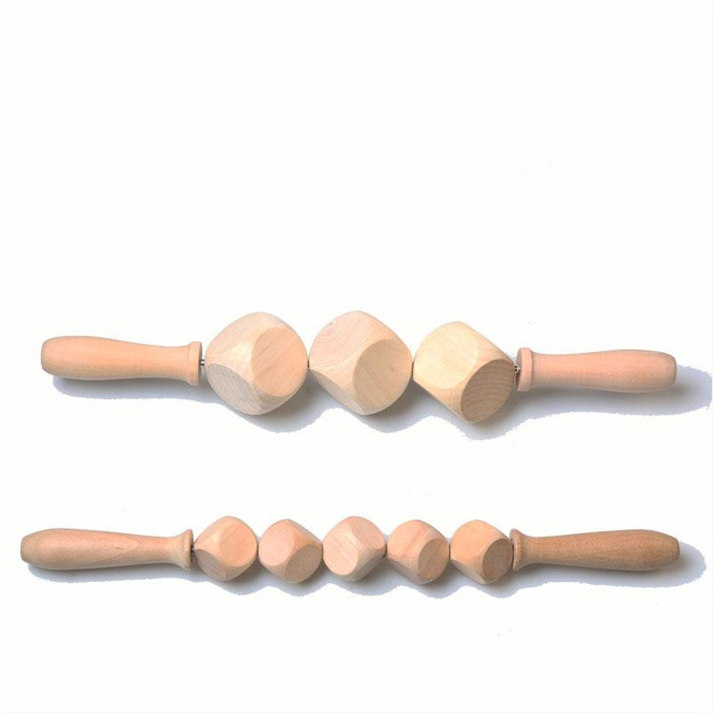 Wooden Therapy Gua Sha Massage Tool Massager for Release Back Arm Pain 39cm