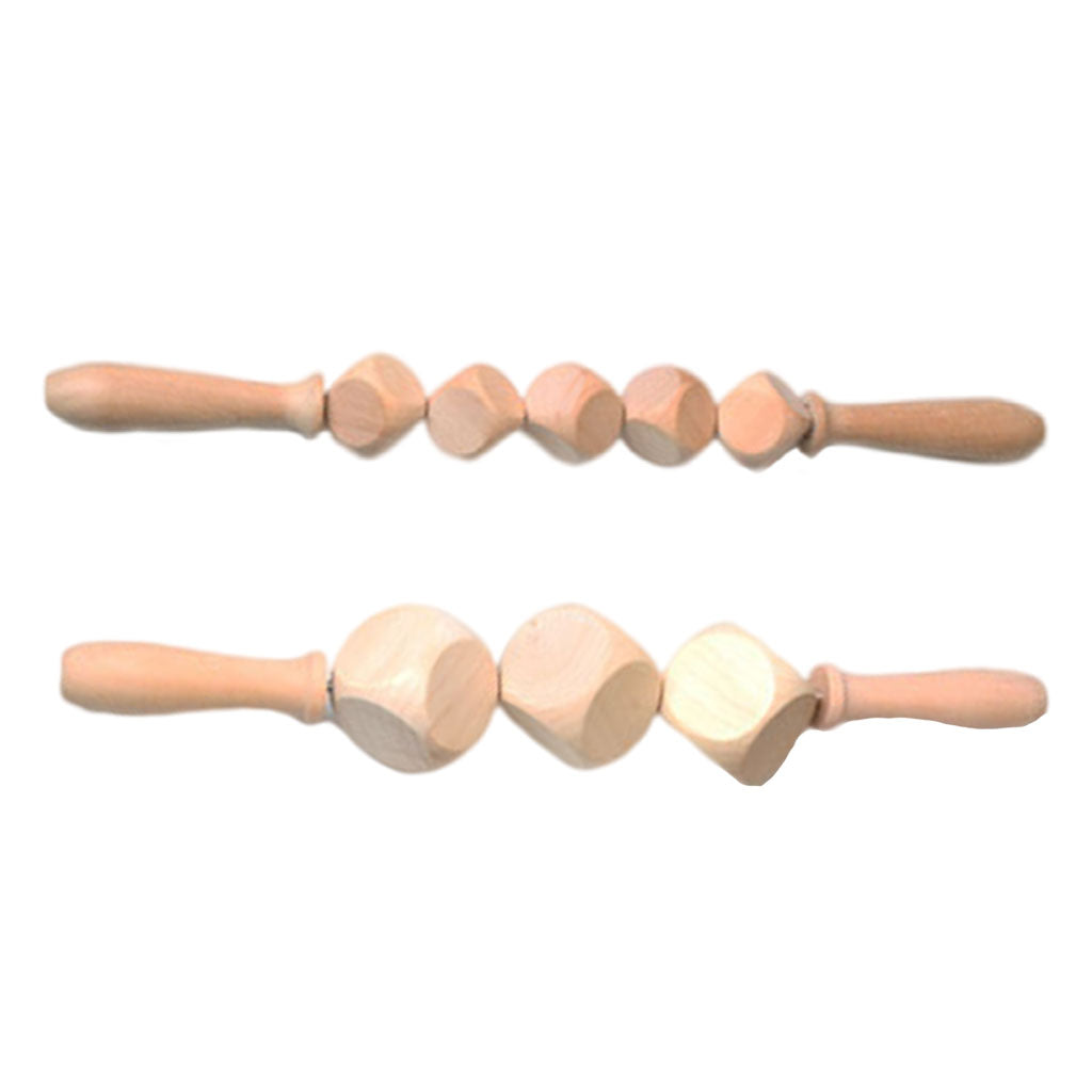 Wooden Therapy Gua Sha Massage Tool Massager for Release Back Arm Pain 39cm