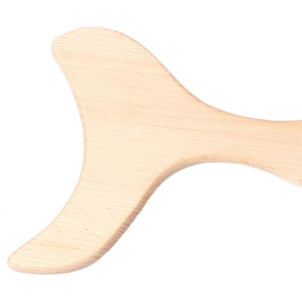 Wooden Body Massage Scraping Board Gua Sha for Neck Shoulder Back Leg Arm Fish Tail Shaped