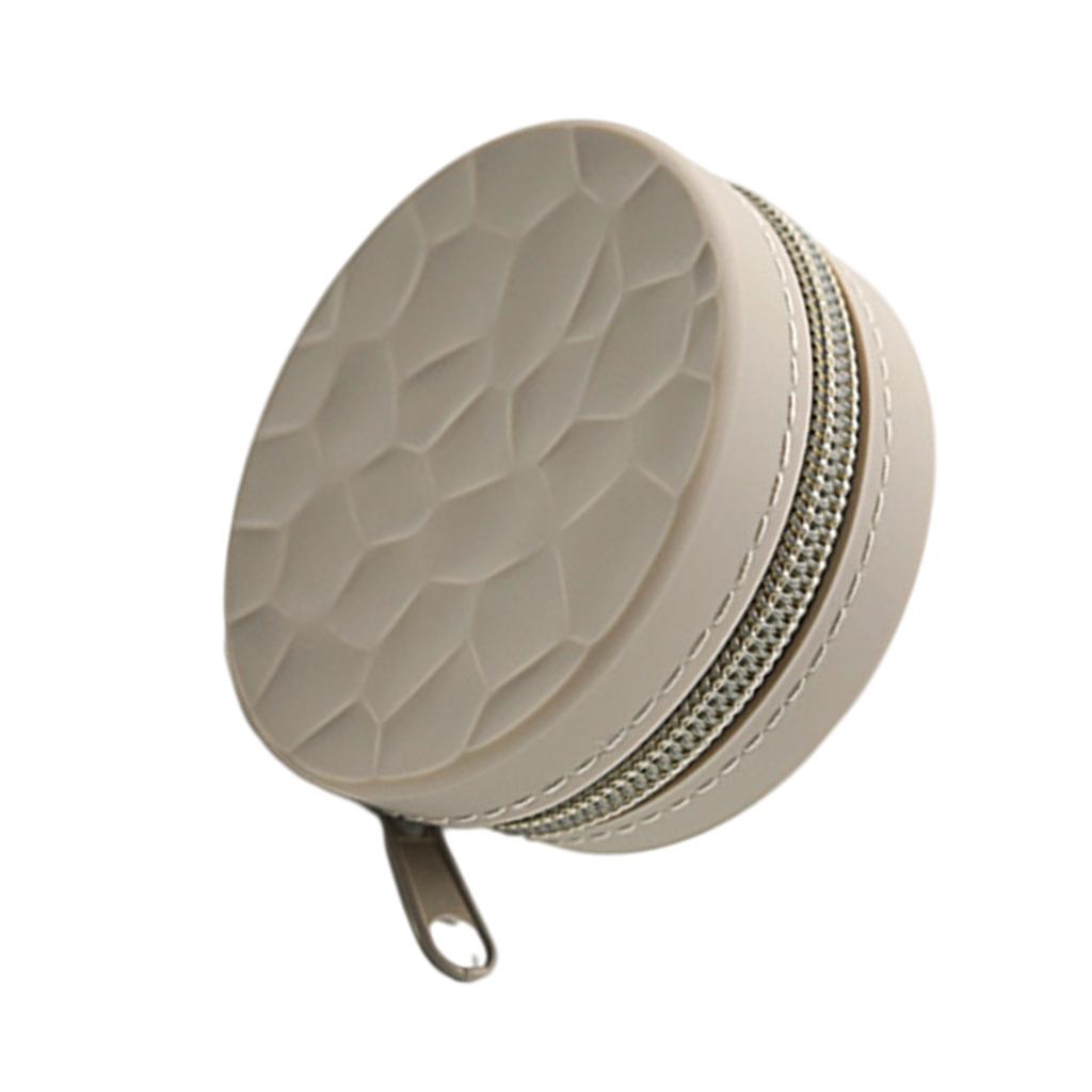 Silicone Coin Purse Zipper Creative for Makeup Women Children gray