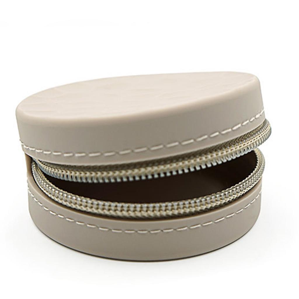 Silicone Coin Purse Zipper Creative for Makeup Women Children gray