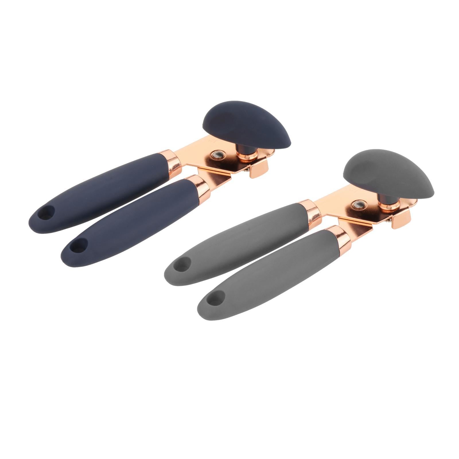 Multifunction Can Opener with Sharp Blade Durable for Chef Bee Elderly blue