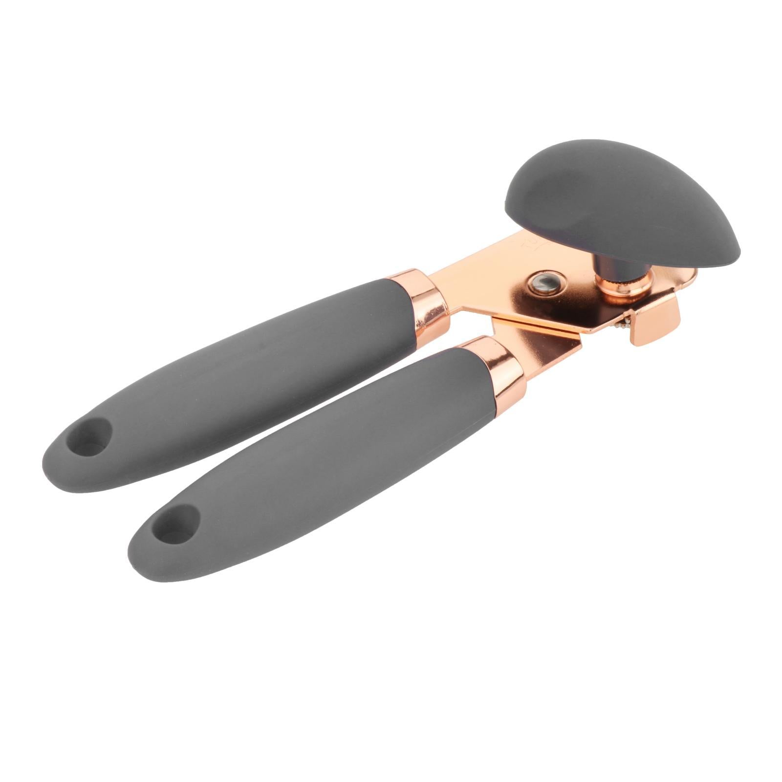 Multifunction Can Opener with Sharp Blade Durable for Chef Bee Elderly gray