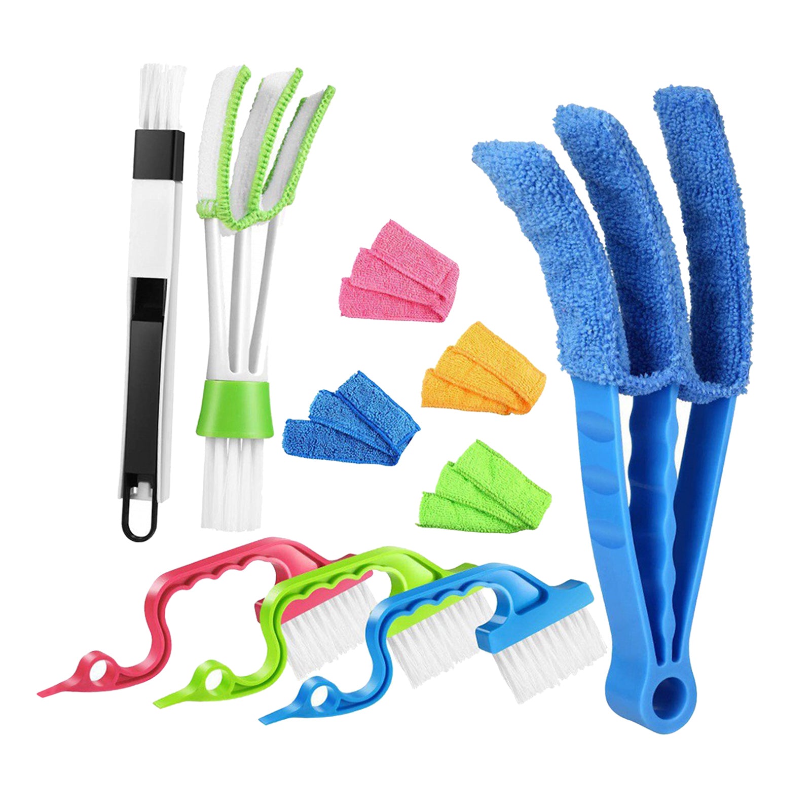 11x Window Blind Cleaning Tool Groove Gap Cleaner for Shutter Sliding Door