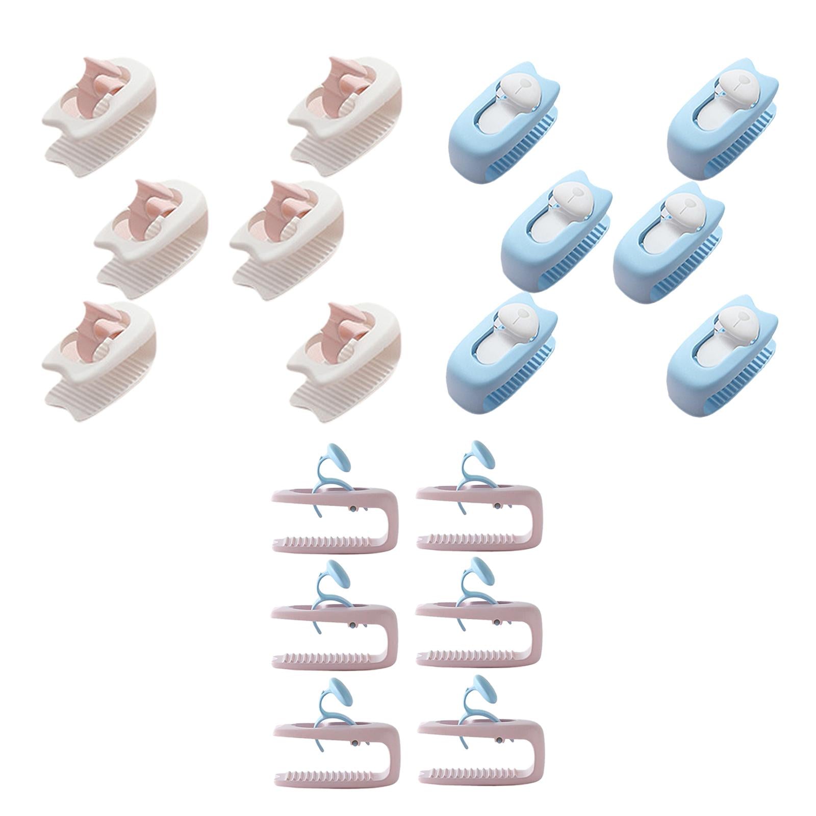 Non-Slip Duvet Cover Clips Blanket Clip Bed Cover Curtain Clips Light Pink