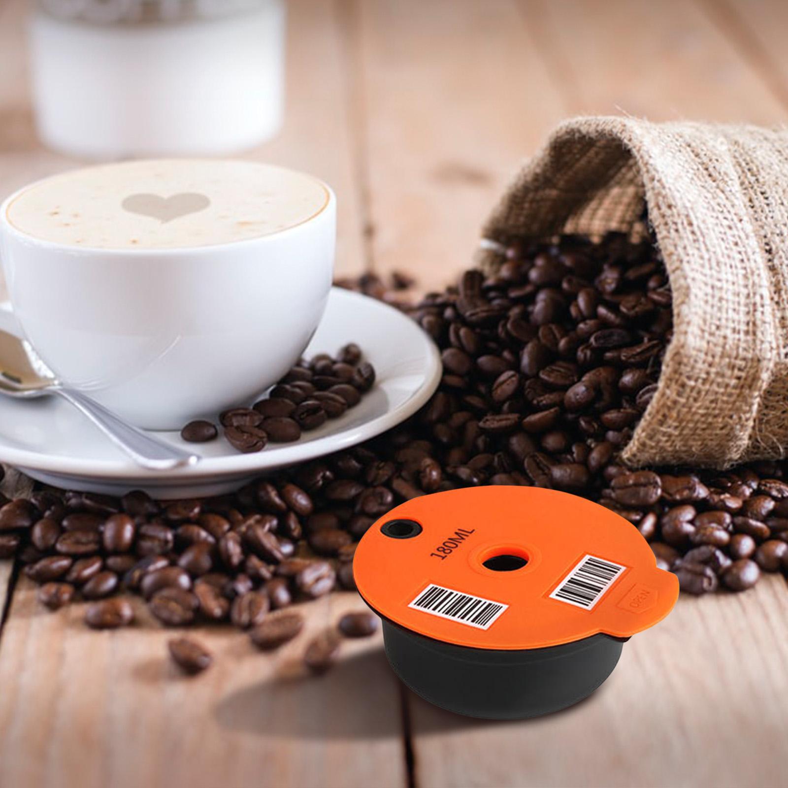 Espresso Coffee Capsules Brush Spoon Set for TAS5552UC/05 Coffee Machine Orange 180ML