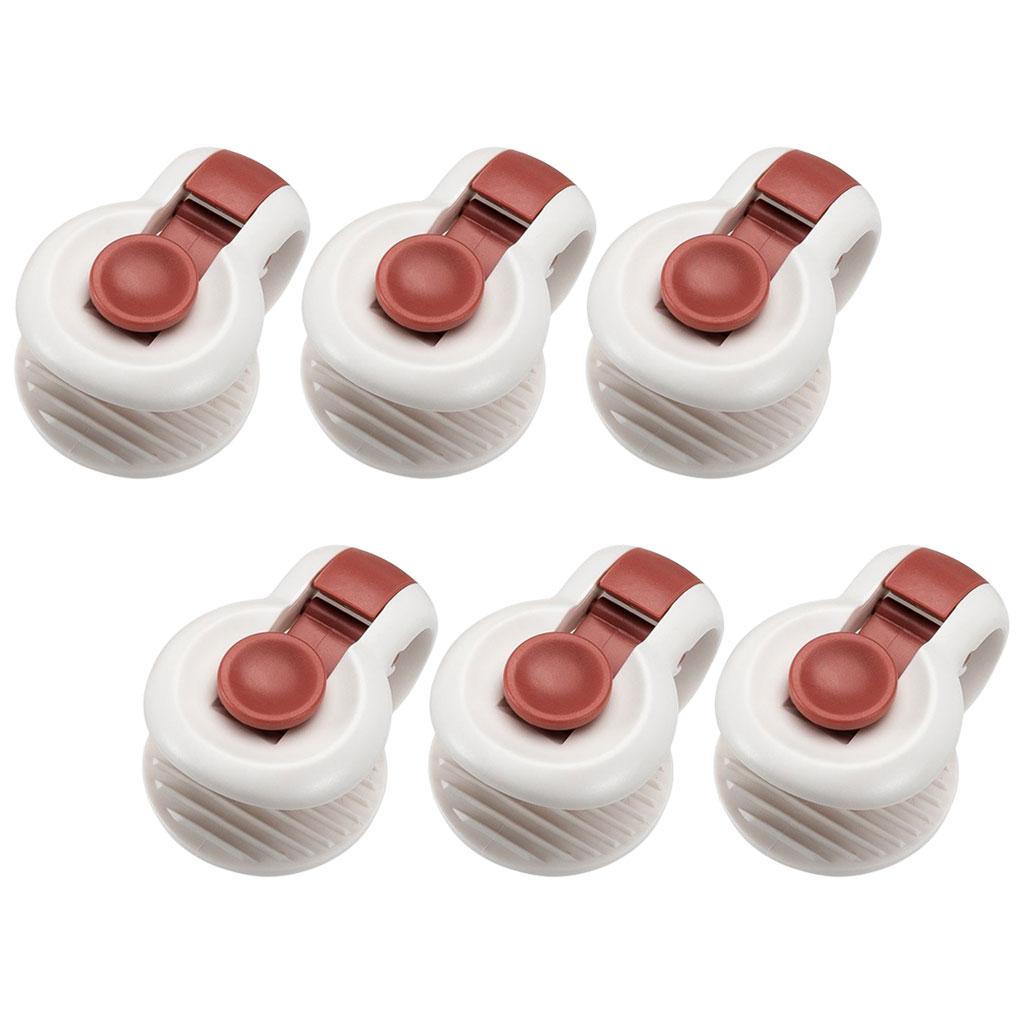 6Pcs Duvet Cover Clip Duvet Sheet Fixer Prevent Shifting Blankets Fastener red