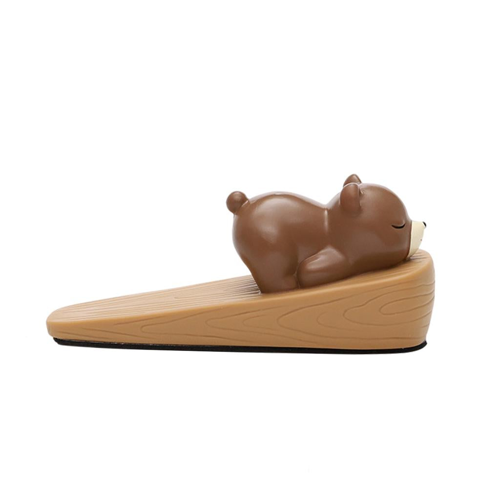 Animal Shaped Door Stopper Non Slip Safety Cartoon for Office Door Seam Bear