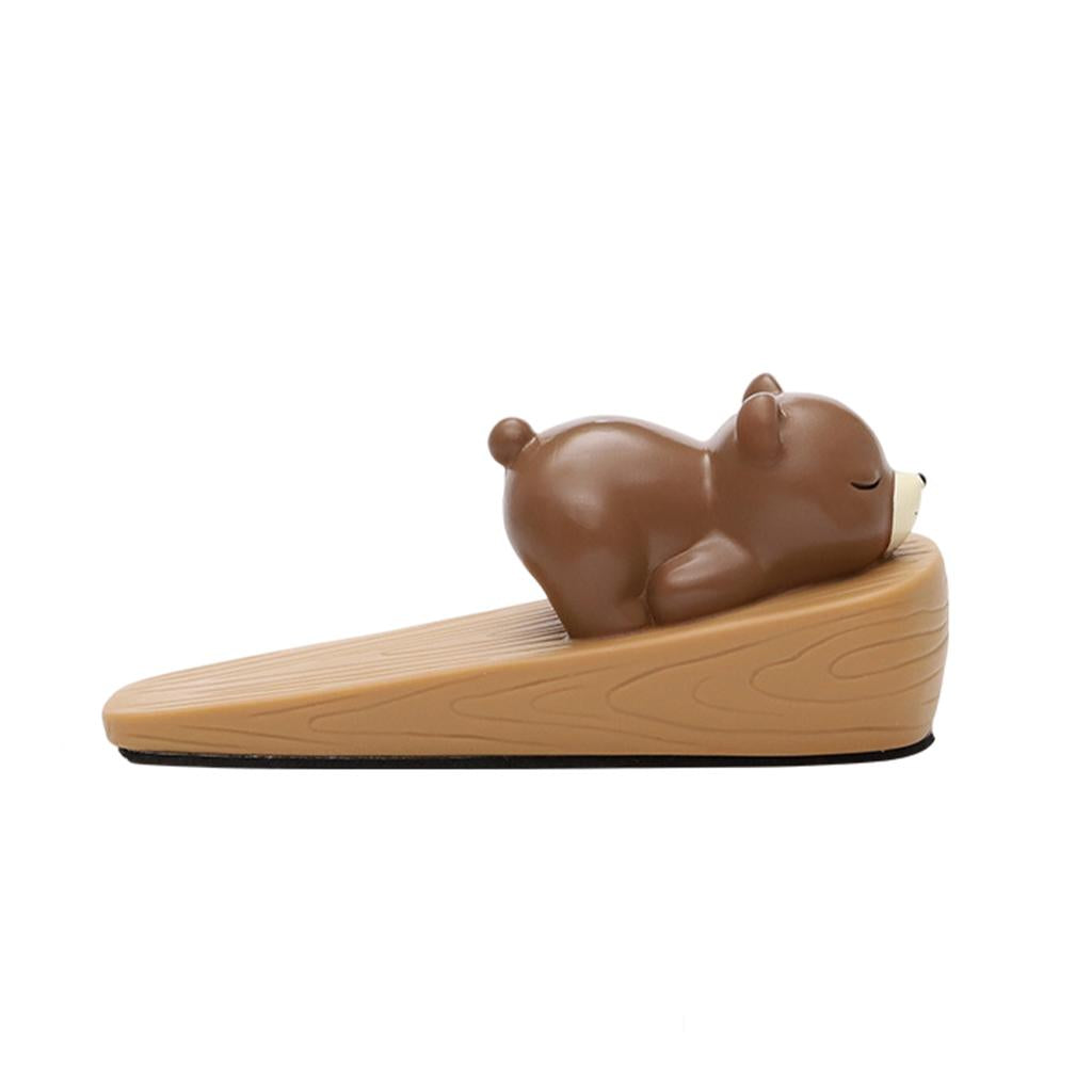Animal Shaped Door Stopper Non Slip Safety Cartoon for Office Door Seam Bear