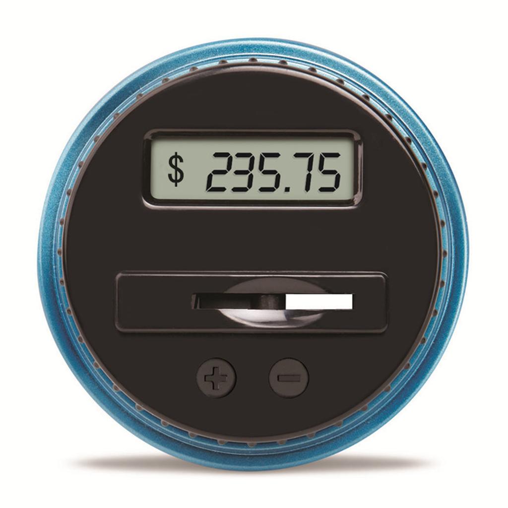 Electronic Digital Counting Coin Bank Easy Read 1.5L for Gifts Adults Kids