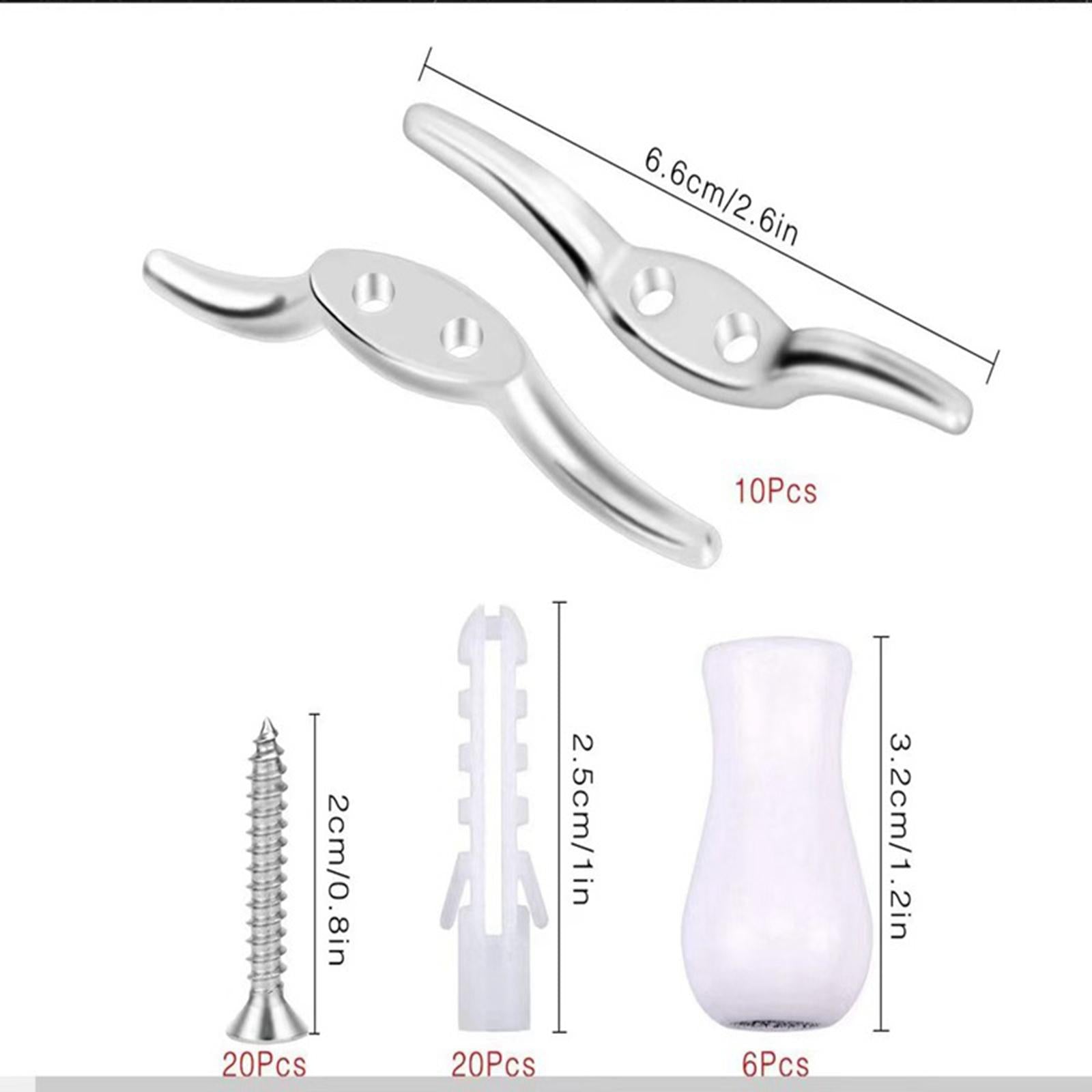 1 Set Metal Window Blind Cord Cleats Universal Simple for Curtain Cords