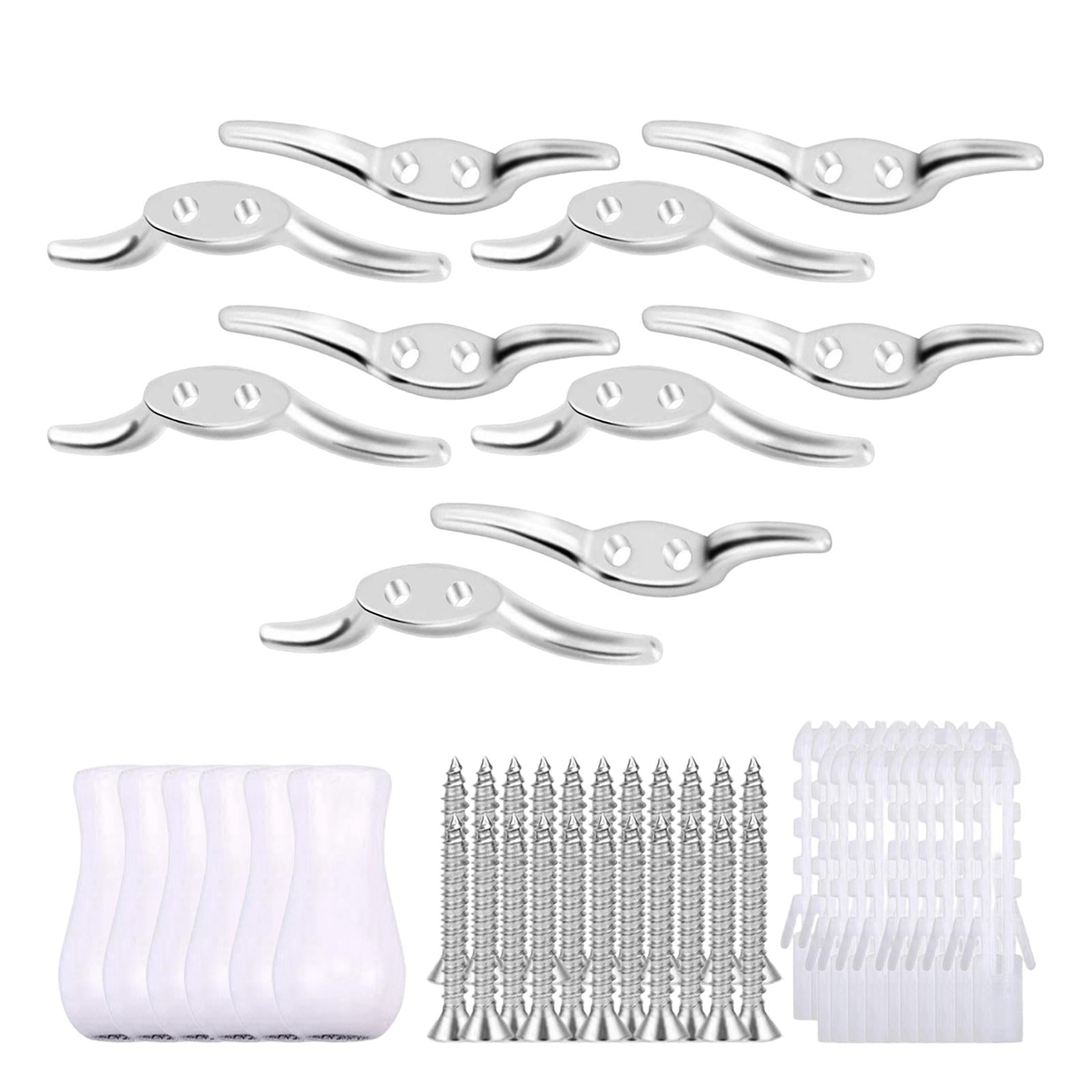 1 Set Metal Window Blind Cord Cleats Universal Simple for Curtain Cords