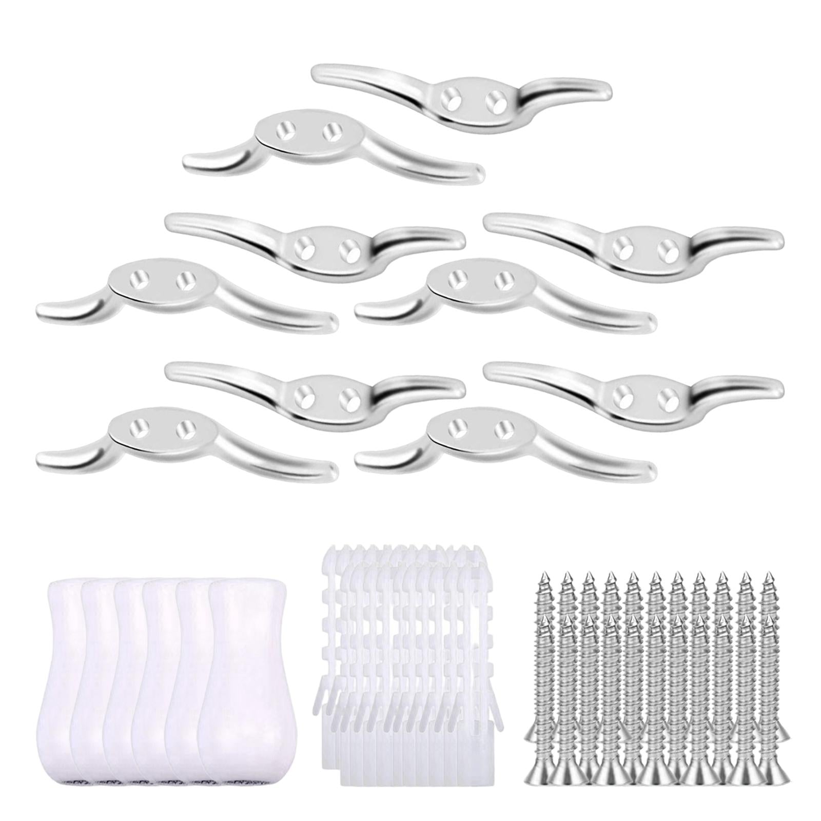 1 Set Metal Window Blind Cord Cleats Universal Simple for Curtain Cords