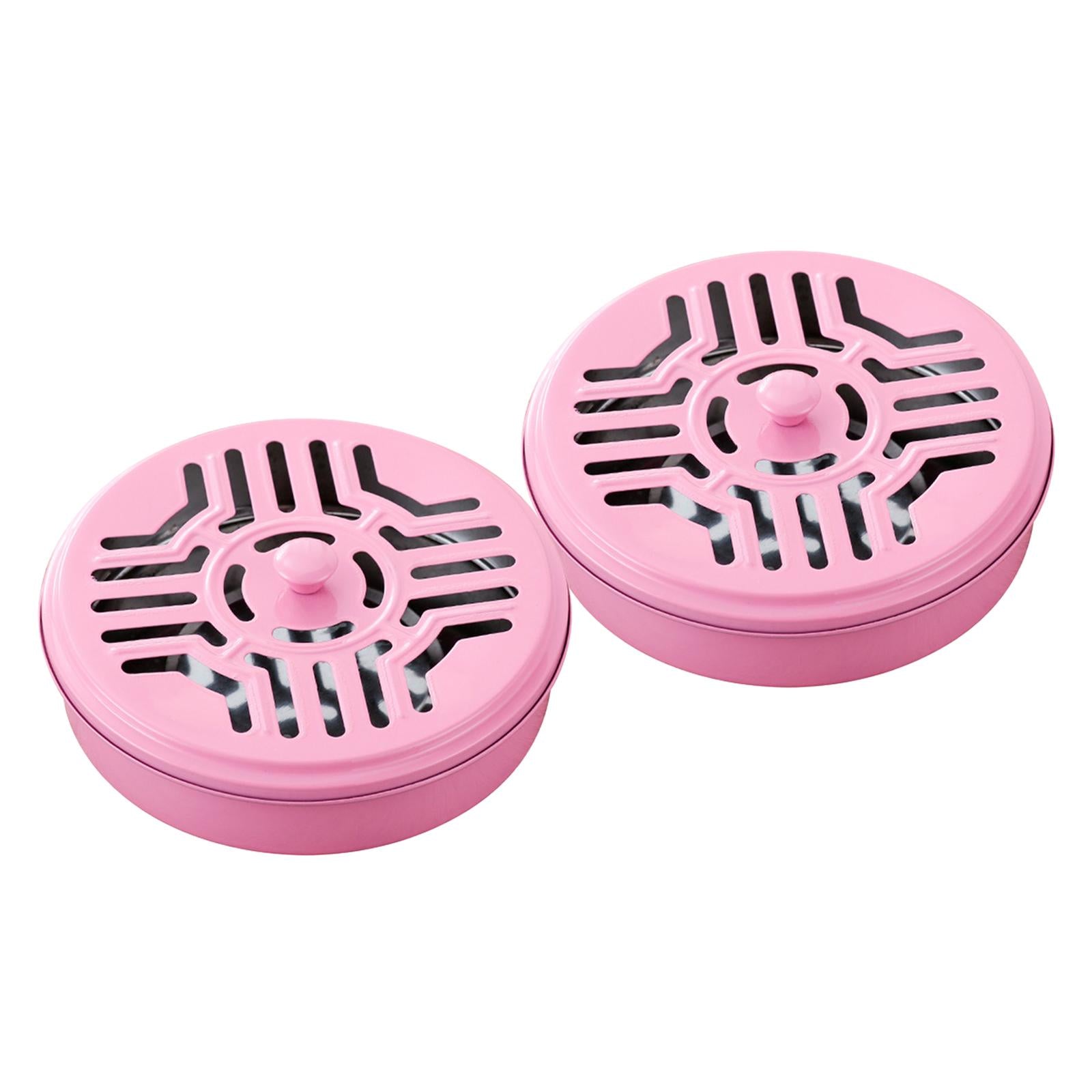 Burner Coil Holder Coil Incense Burner for Camping Indoor Pink