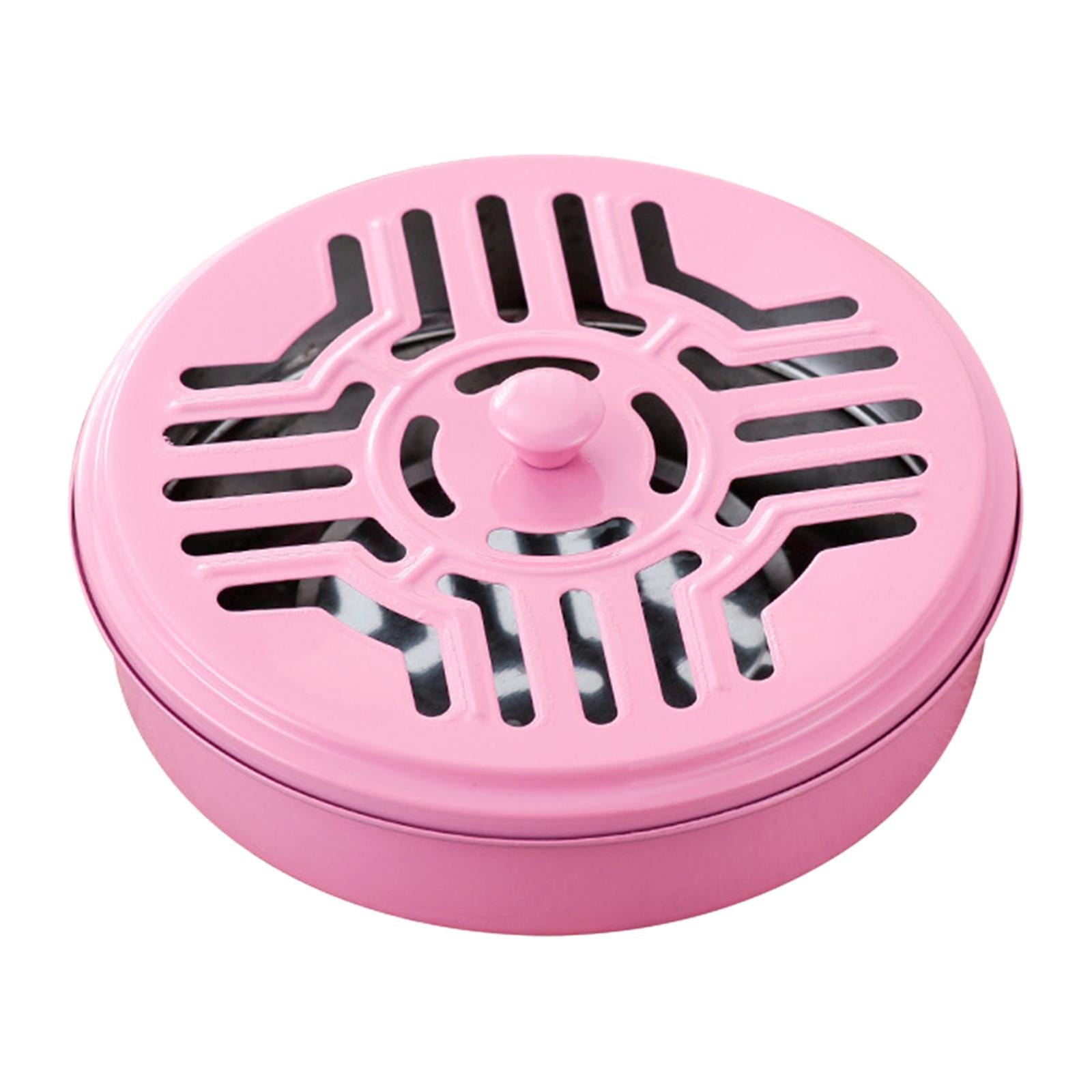 Burner Coil Holder Coil Incense Burner for Camping Indoor Pink