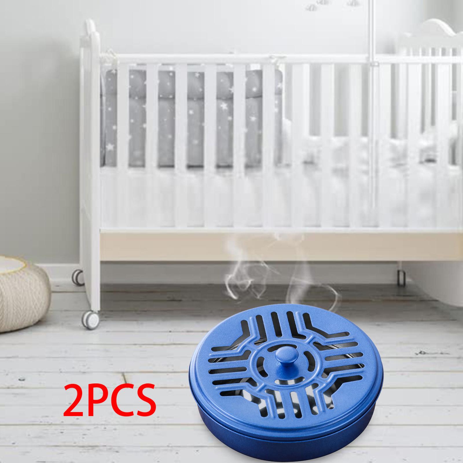 Burner Coil Holder Coil Incense Burner for Camping Indoor Blue
