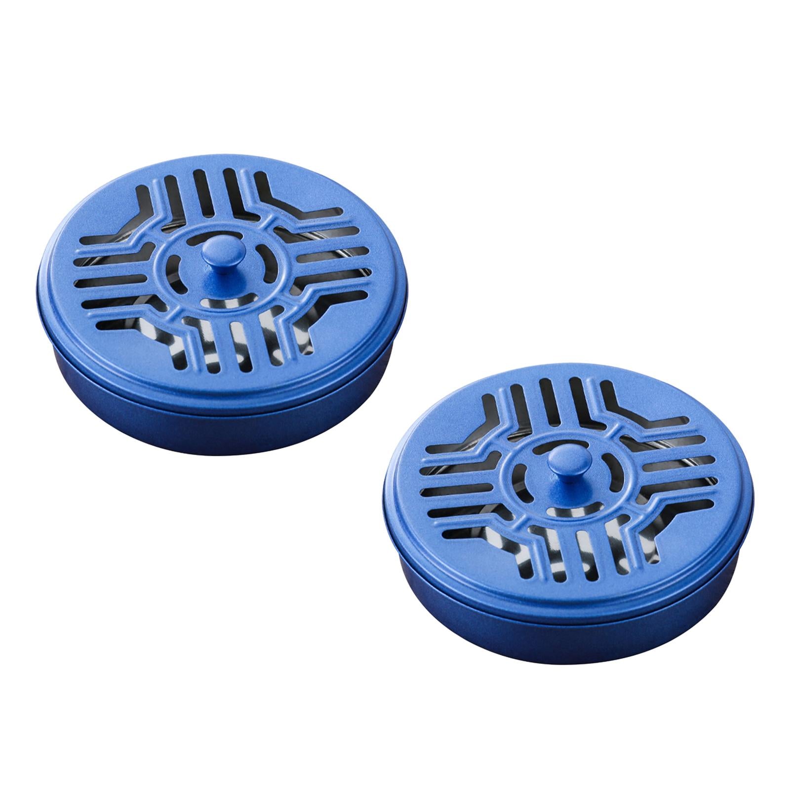 Burner Coil Holder Coil Incense Burner for Camping Indoor Blue