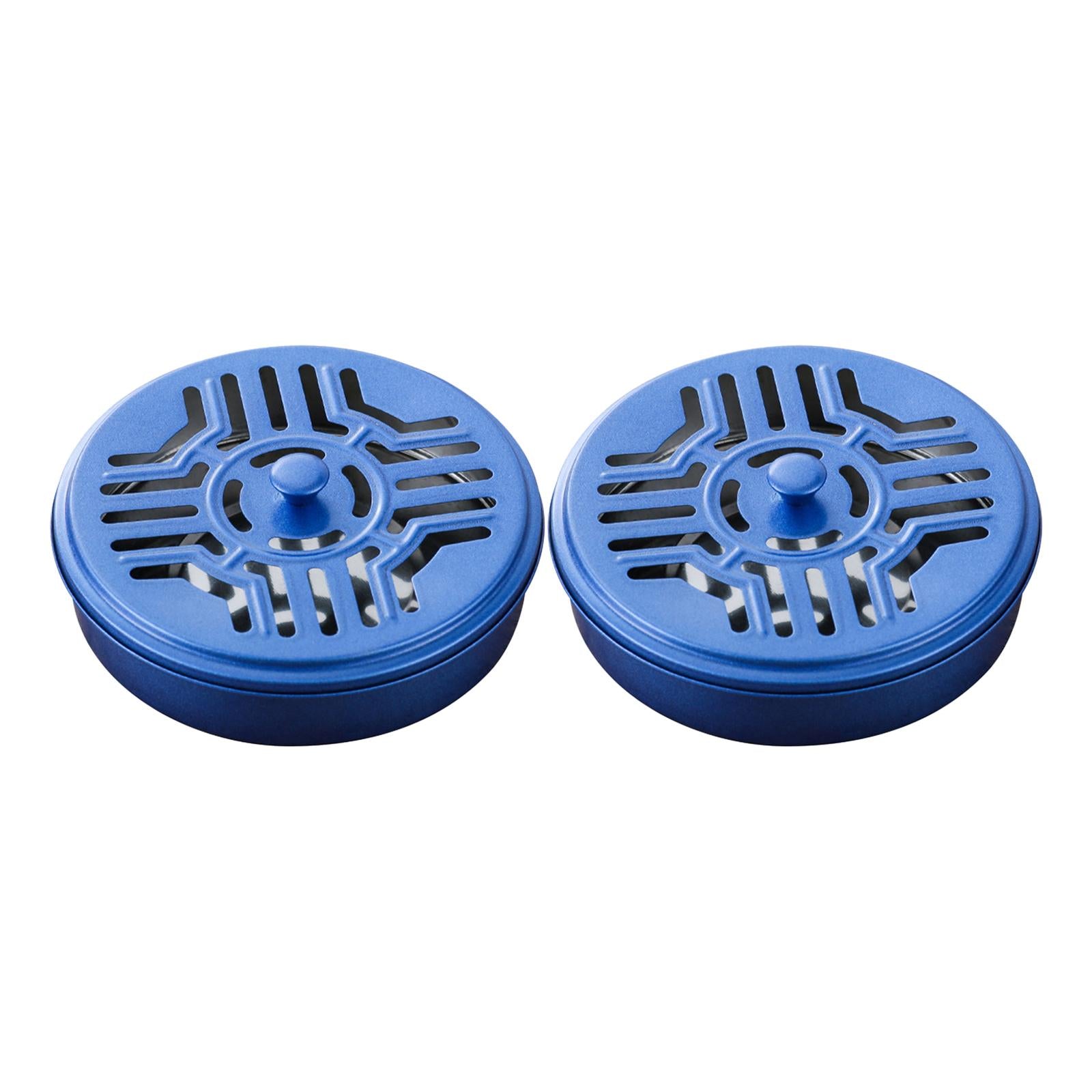 Burner Coil Holder Coil Incense Burner for Camping Indoor Blue