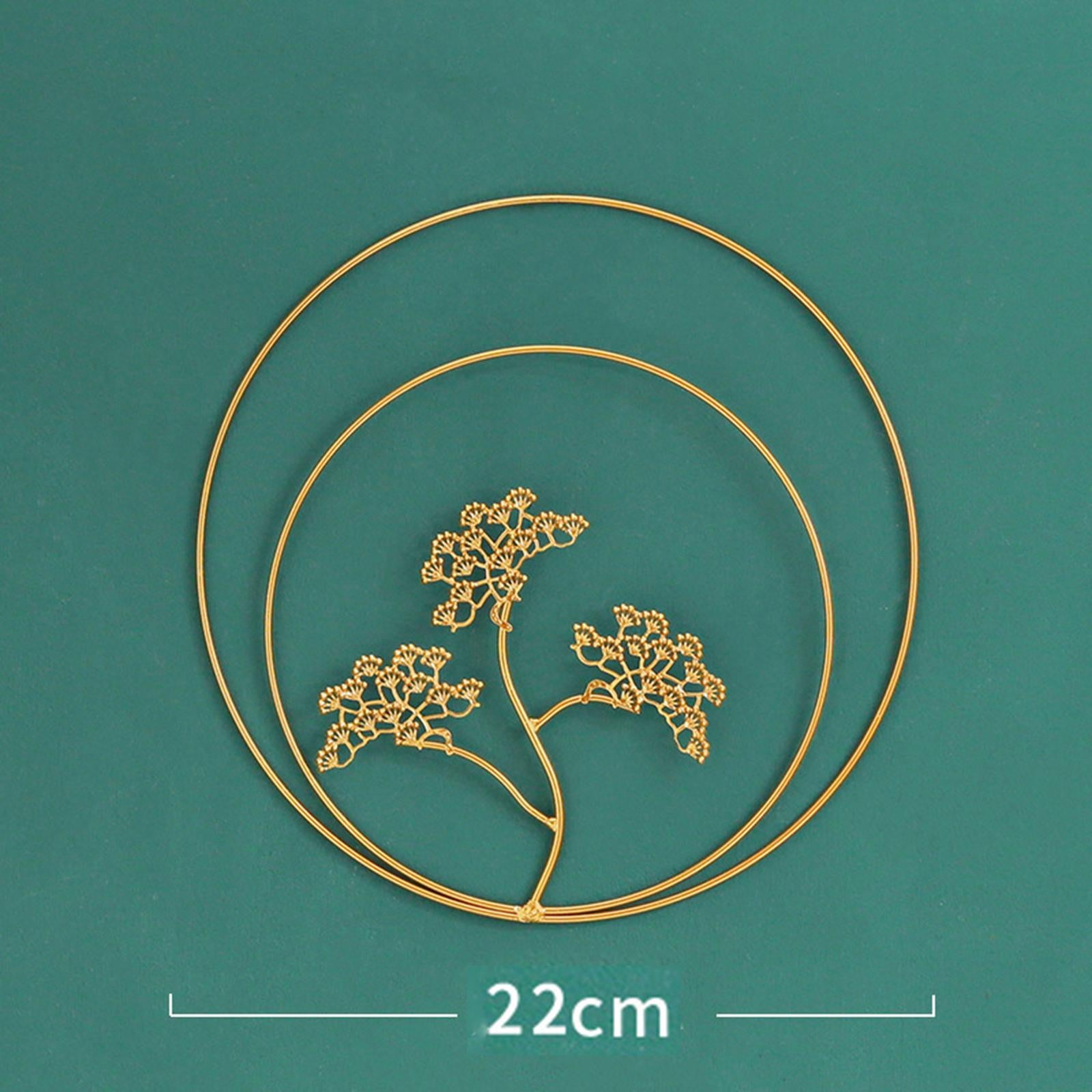 Welcome Guests Pine Metal Wall Art Decor for TV Background Bedroom C