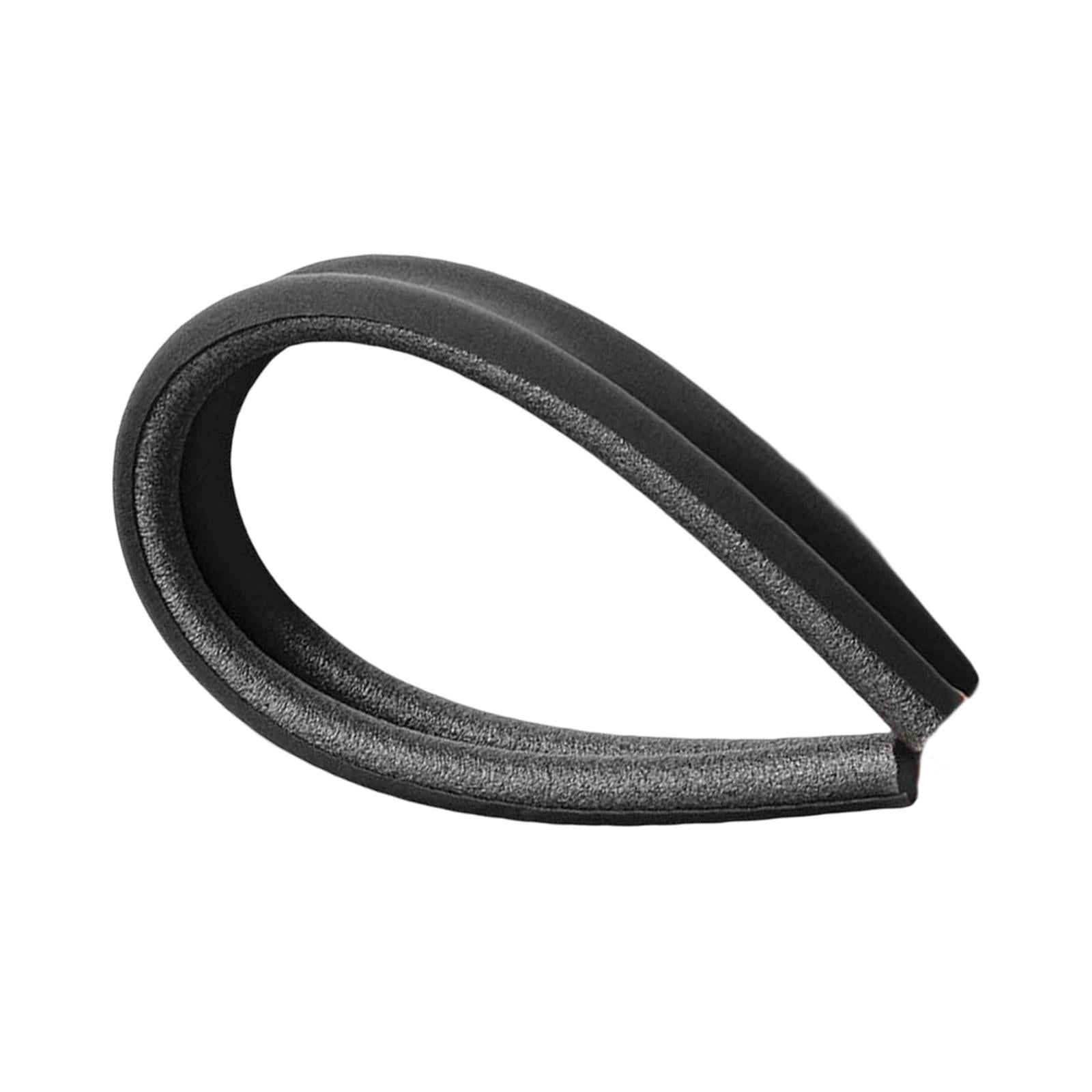 Door Draft Stopper Soundproof Anti Collision Durable Protector for Household Black