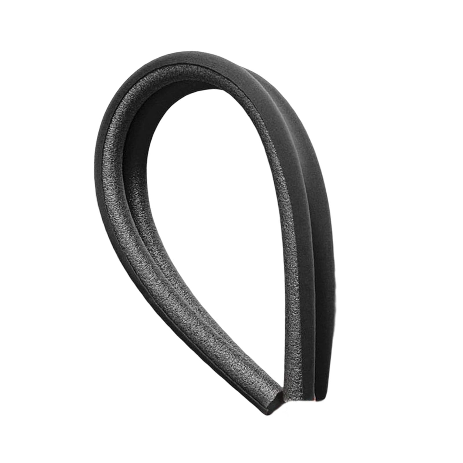 Door Draft Stopper Soundproof Anti Collision Durable Protector for Household Black