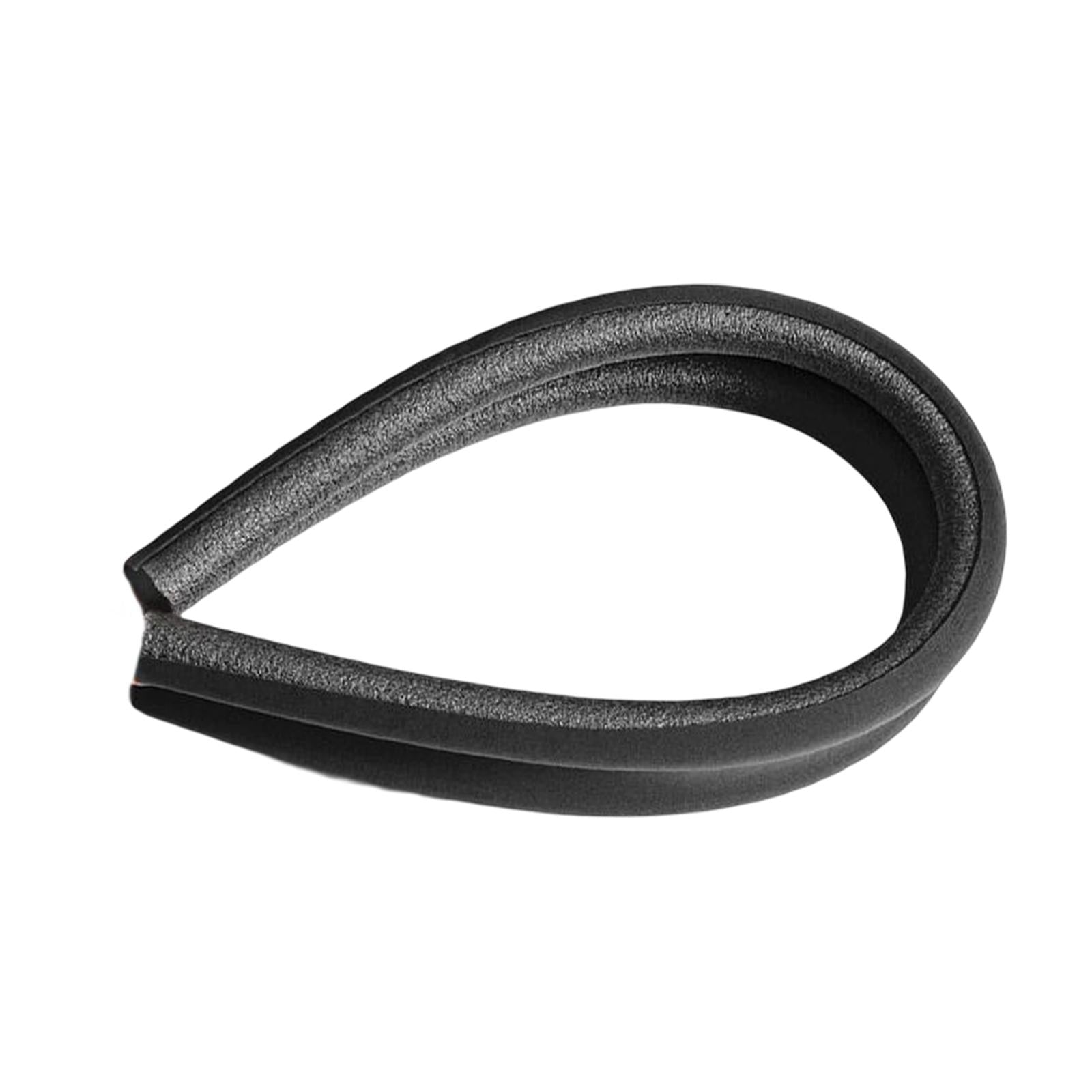 Door Draft Stopper Soundproof Anti Collision Durable Protector for Household Black