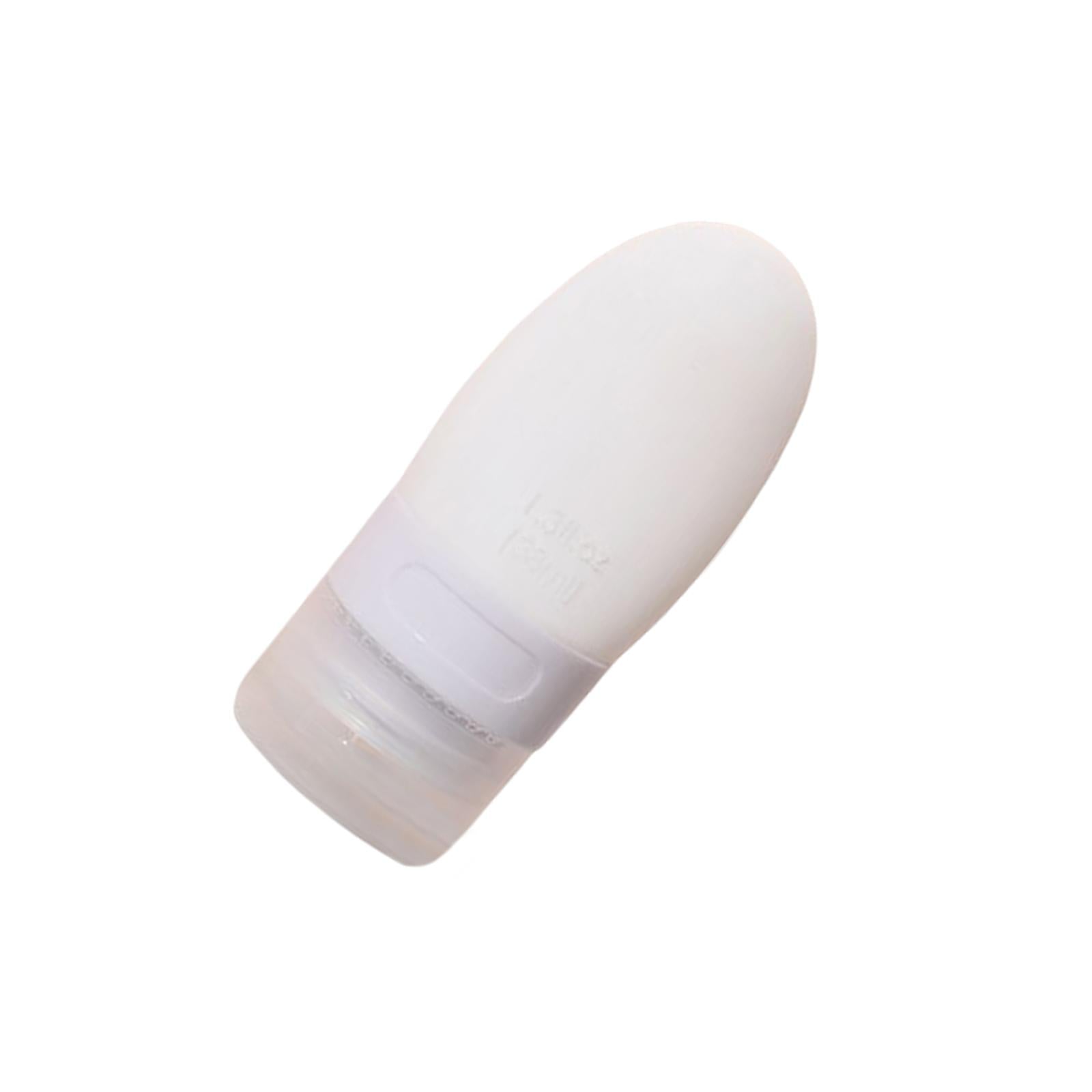 Travel Bottles Leakproof Squeezable Refillable for Shampoo Body Wash Liquids White