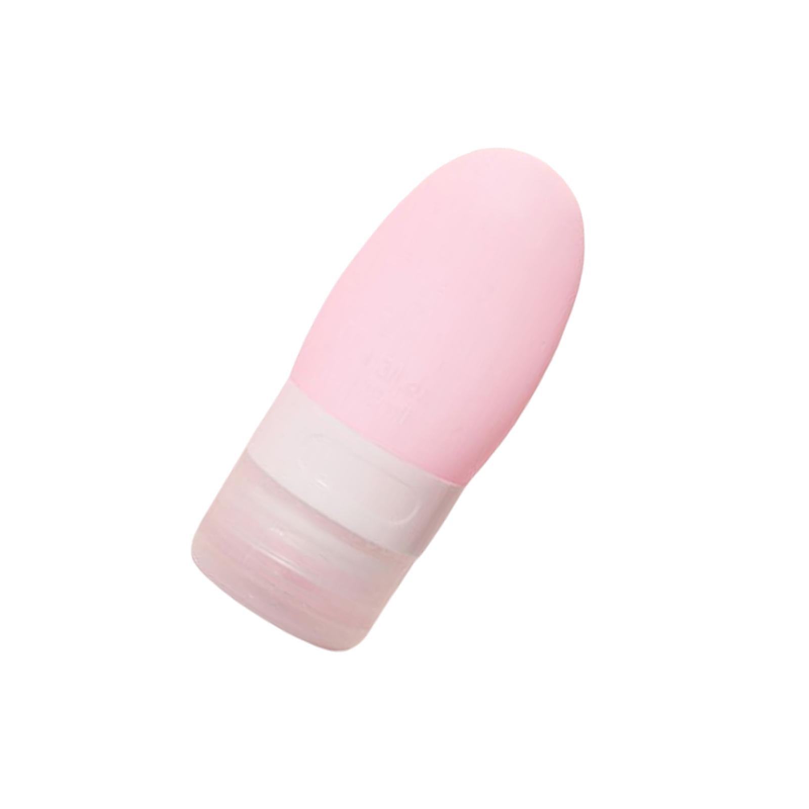 Travel Bottles Leakproof Squeezable Refillable for Shampoo Body Wash Liquids Pink