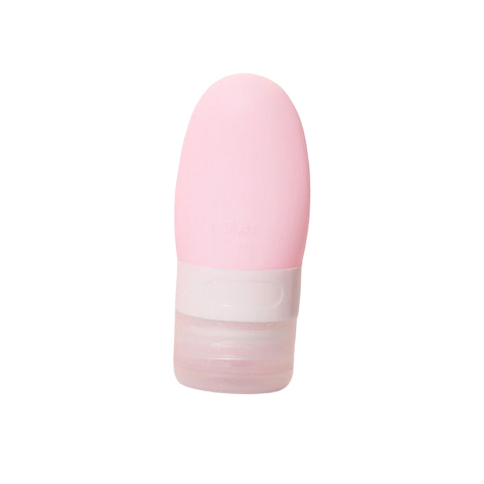 Travel Bottles Leakproof Squeezable Refillable for Shampoo Body Wash Liquids Pink