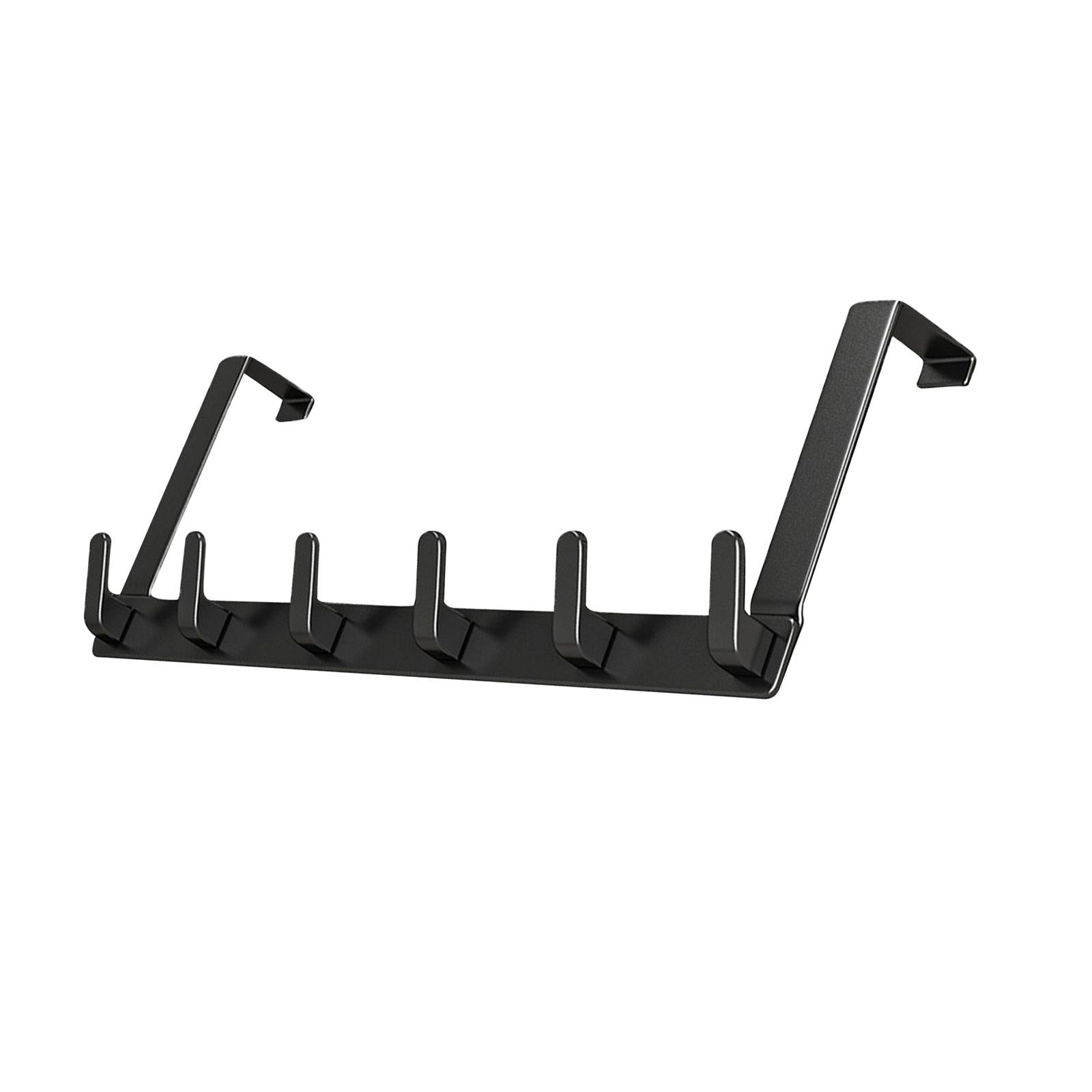 Over door Coat Rack Scratch Resistance Anti Slip for Bedroom Office Wall