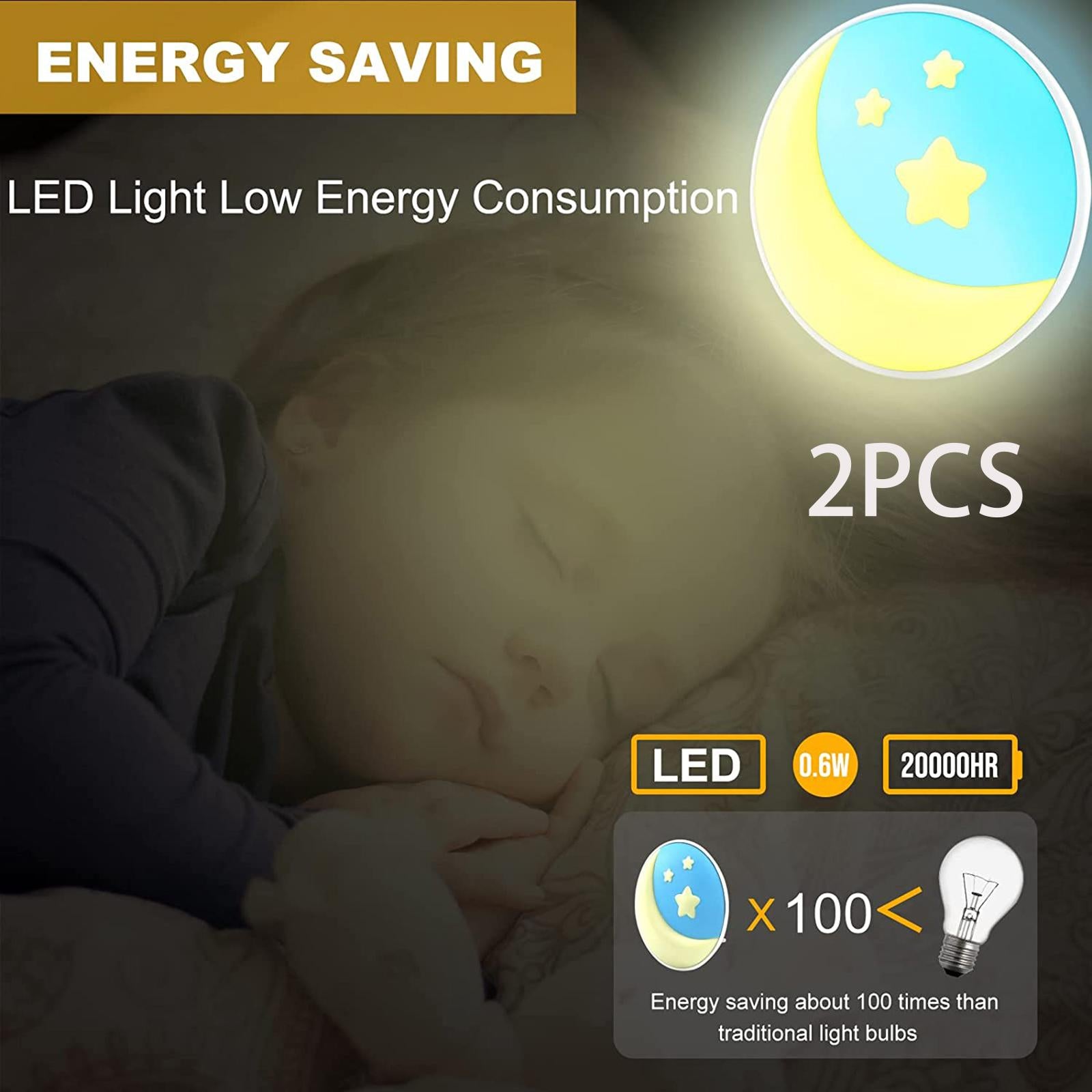 2Pcs Plug evening wall Mounted Environmental Friendly for Kitchen Yellow