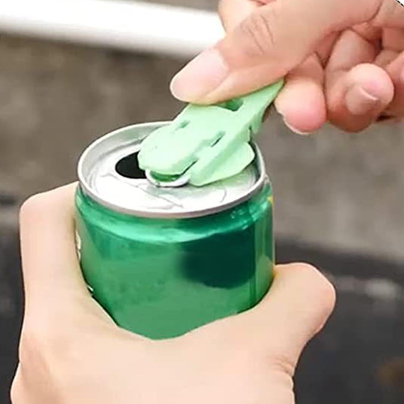 Portable Manual Beverage Can Opener for Cookouts Protect Cold Drinks Colorful