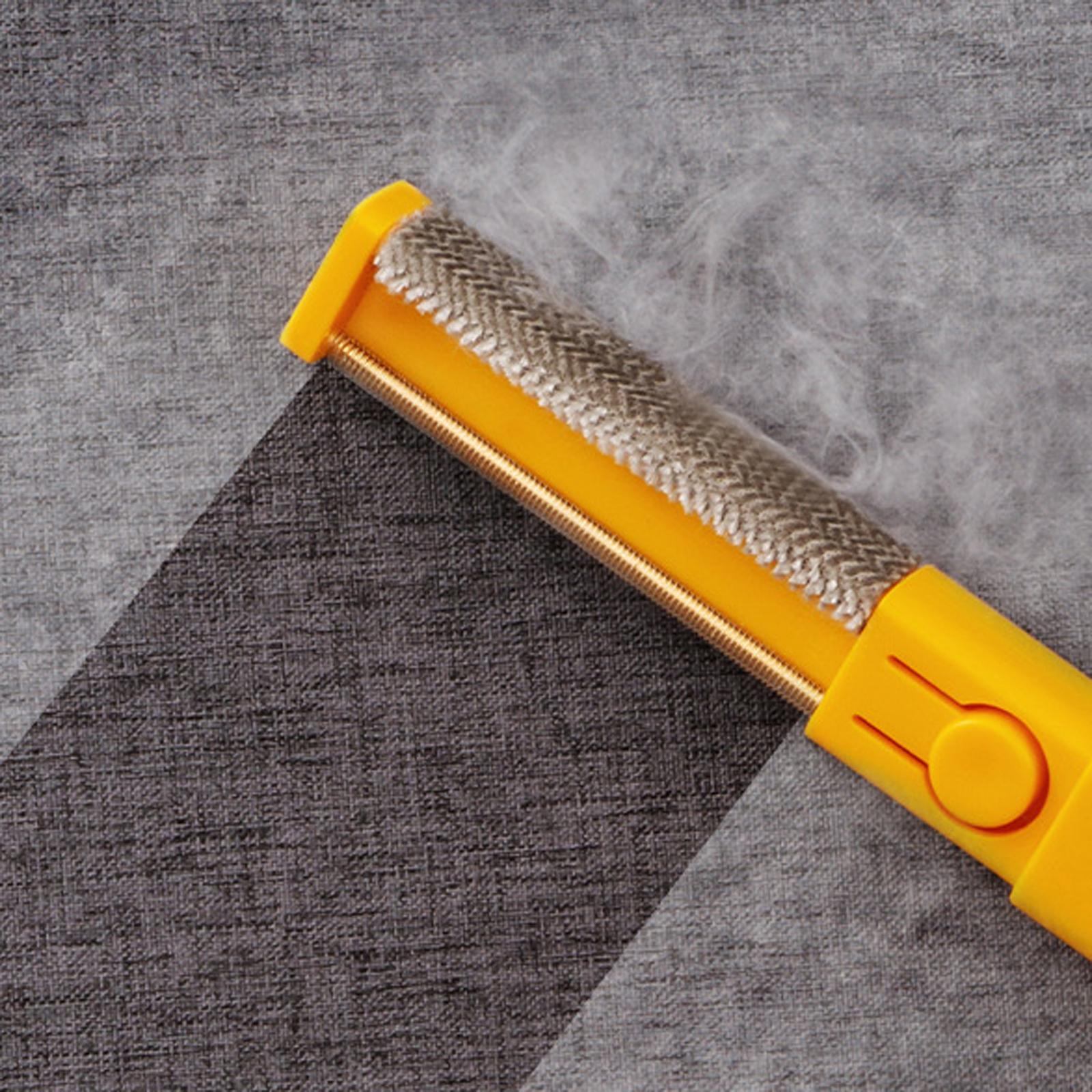 Double Sided Loose hair remover Brushes Foldable for Pet Hair Dust Lint Yellow