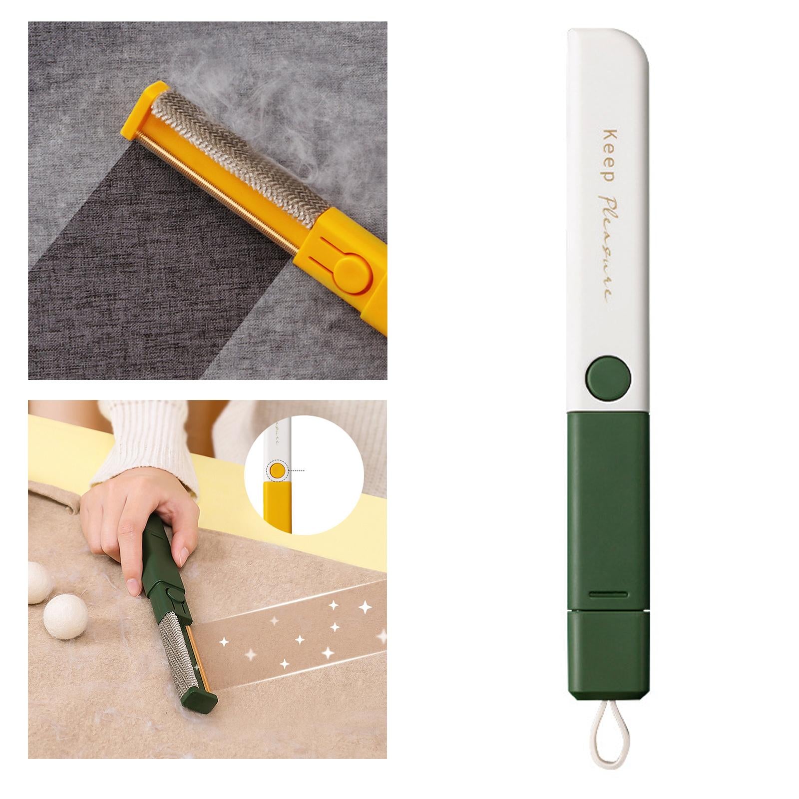 Double Sided Loose hair remover Brushes Foldable for Pet Hair Dust Lint Green