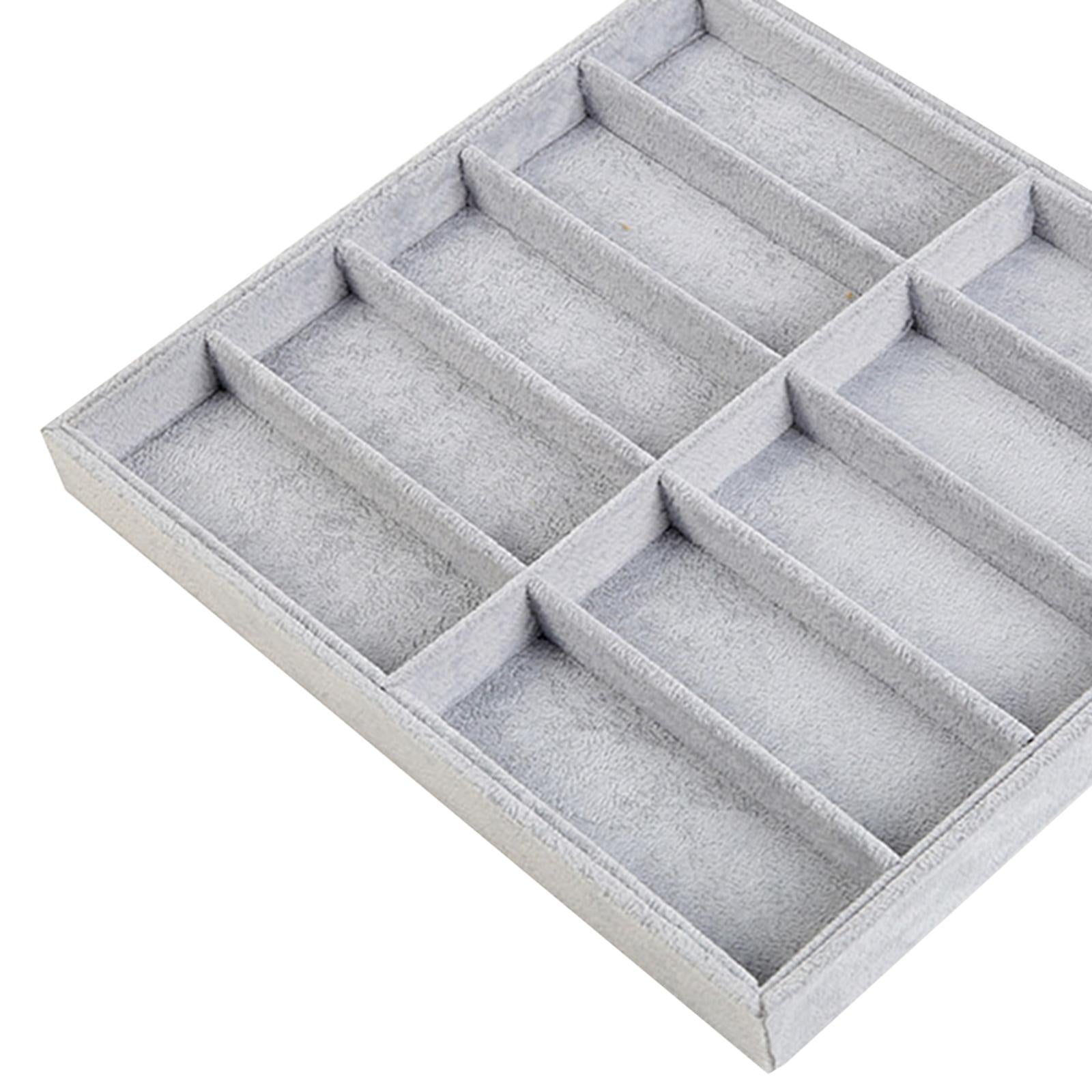 10 Grid Eyeglass Sunglasses Organiser Case Eyeglasses Eyewear Storage Case flannel