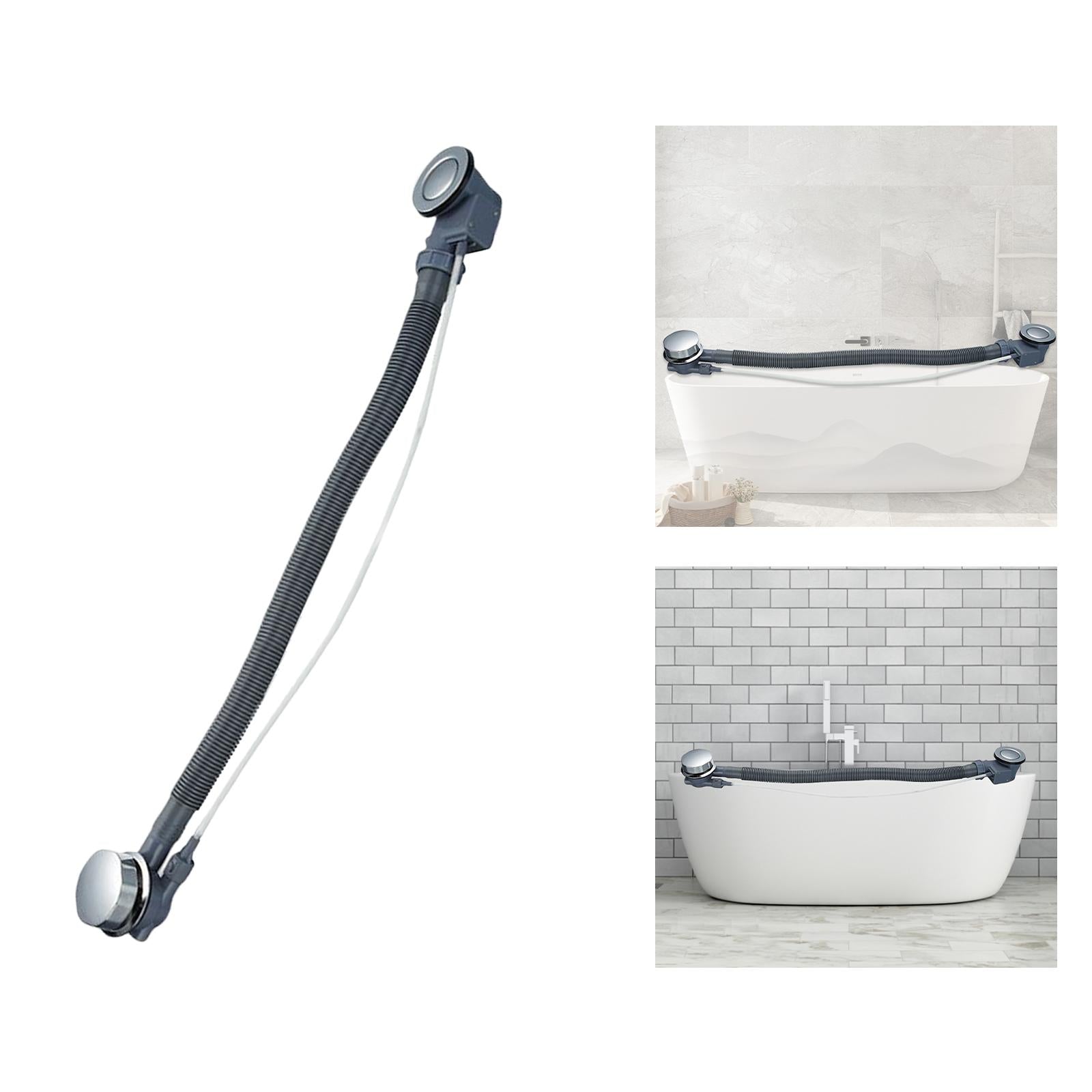 Bath Waste with Overflow Pipe Concealed for Waste Drain