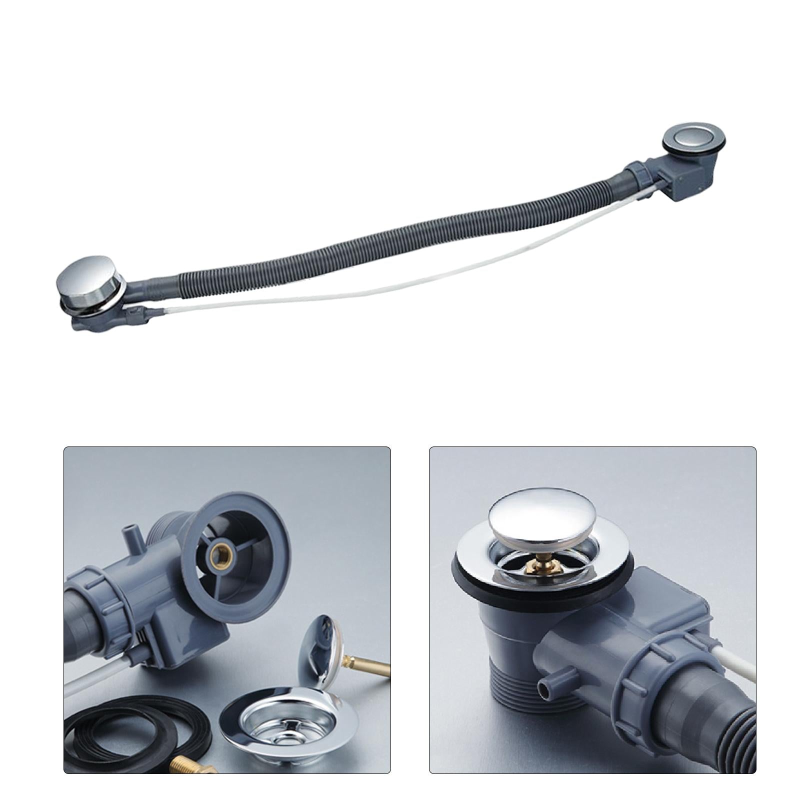 Bath Waste with Overflow Pipe Concealed for Waste Drain